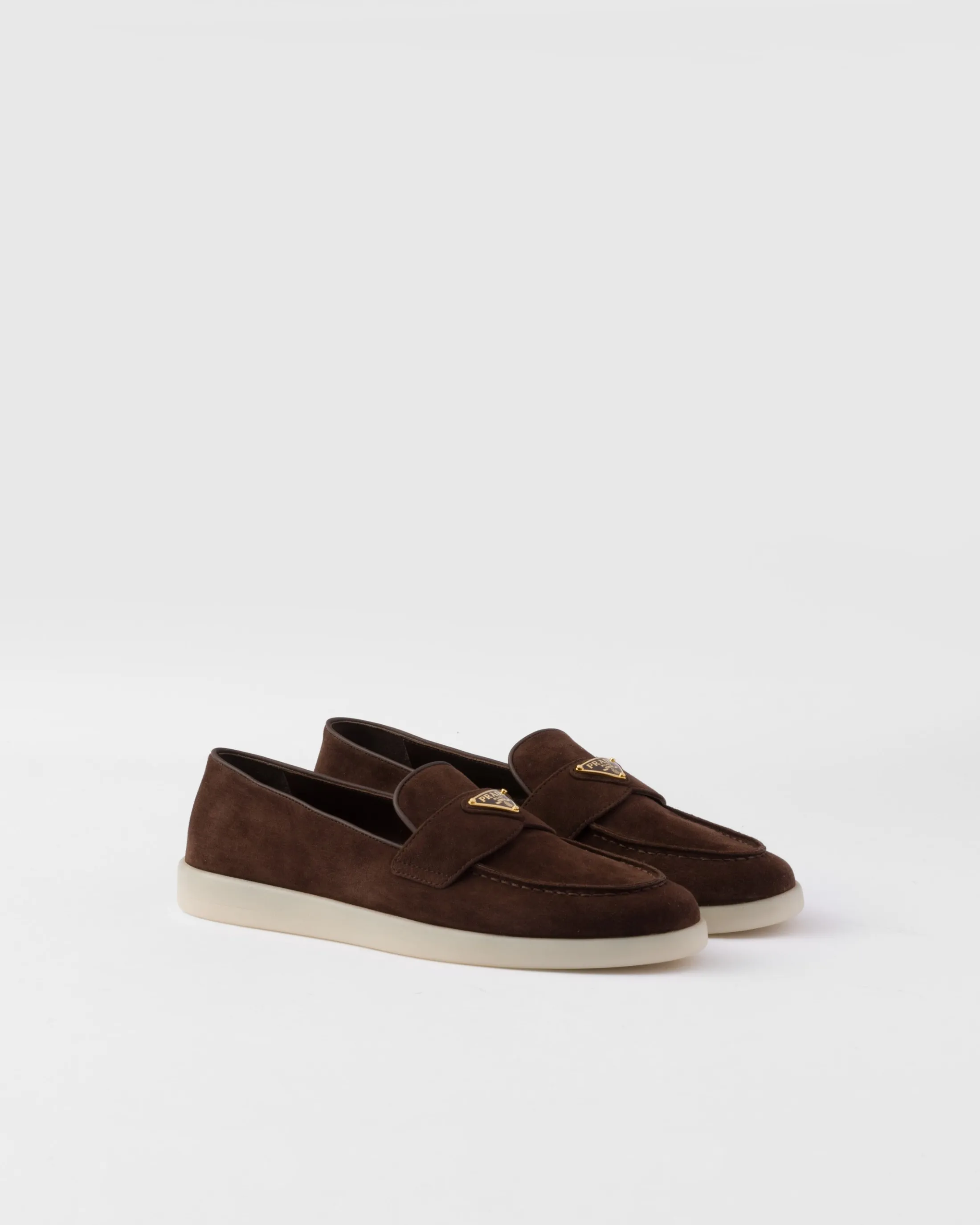 Prada Suede loafers Darkbrown Online