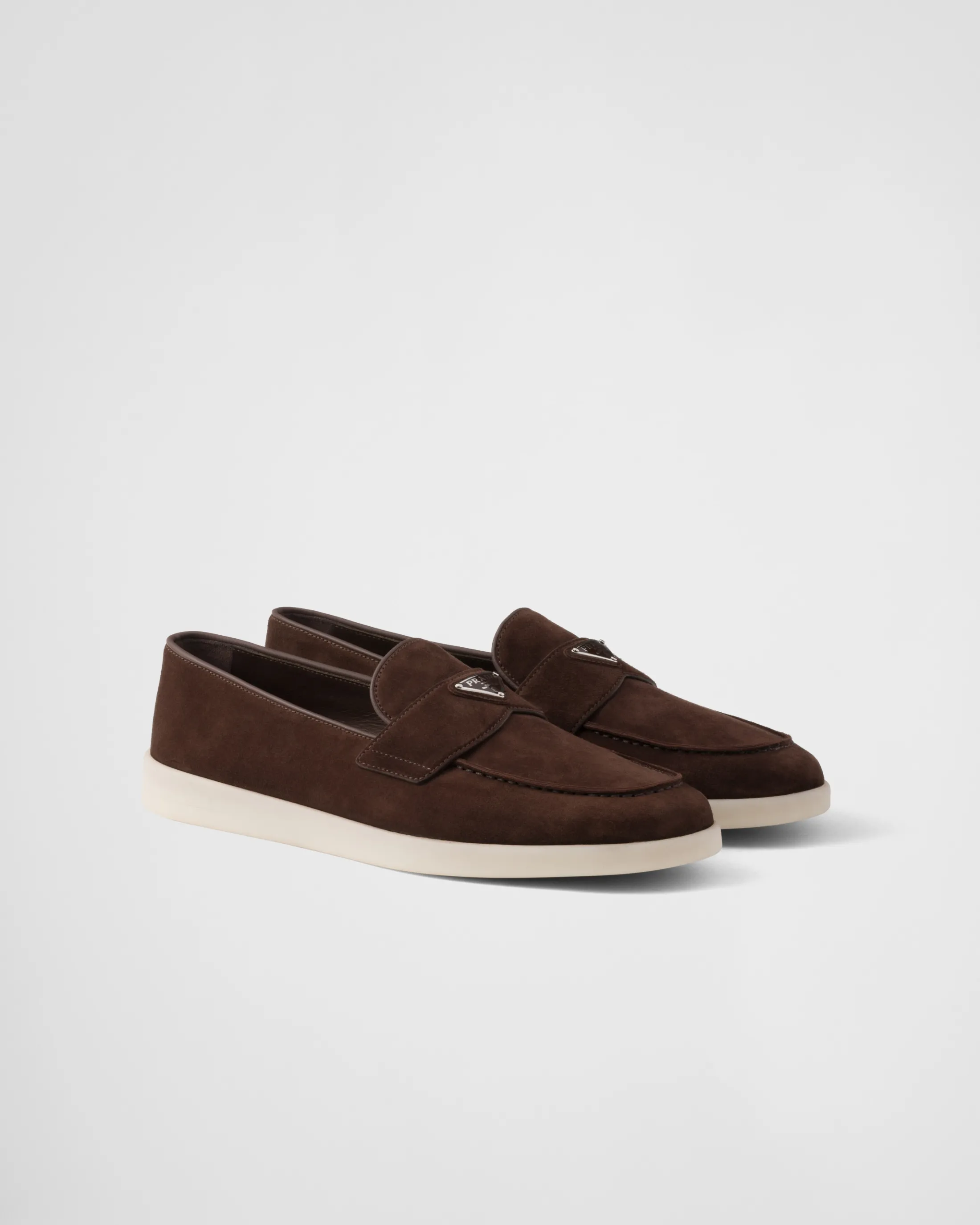 Prada Suede loafers Darkbrown Shop