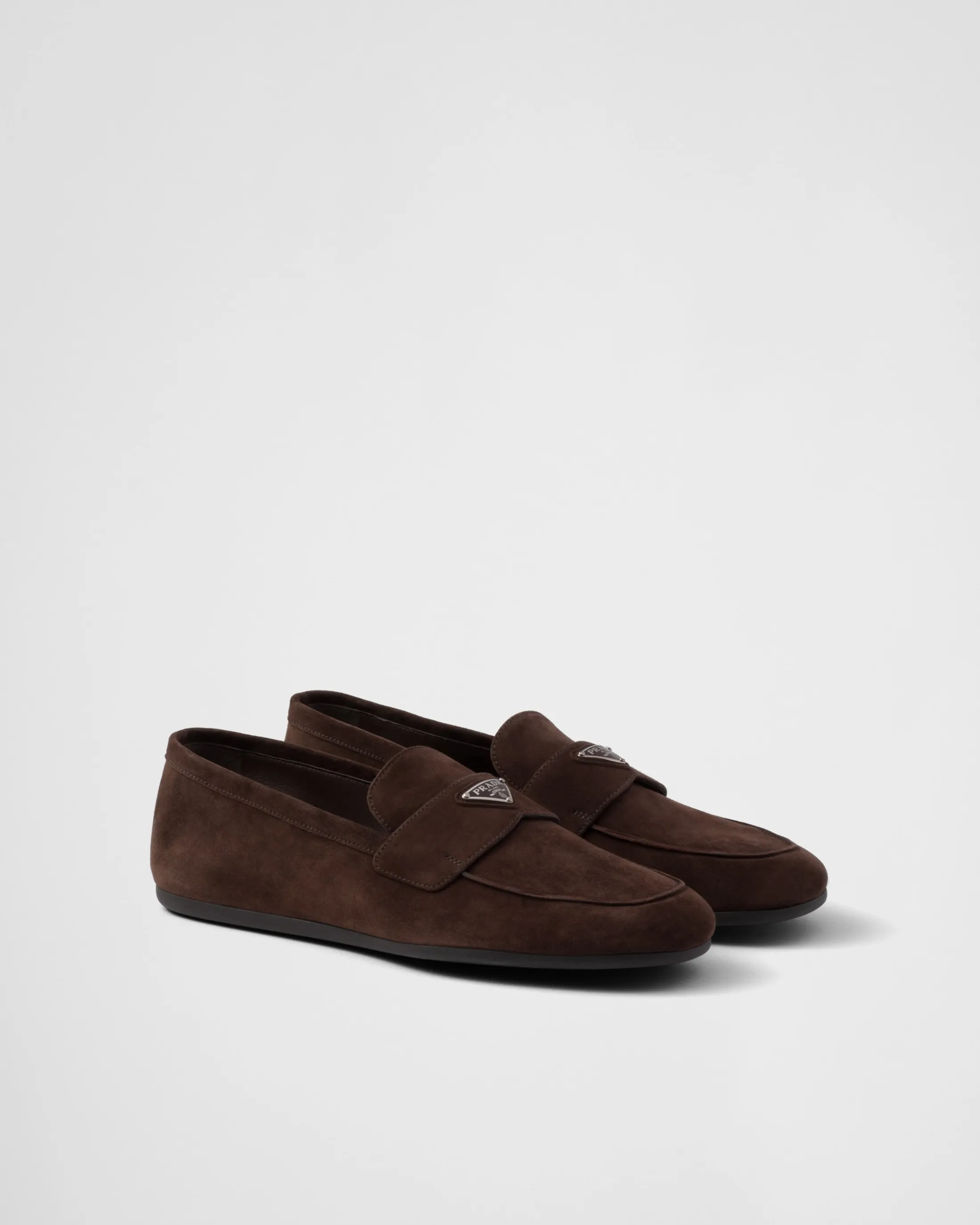 Prada Suede loafers Darkbrown Shop