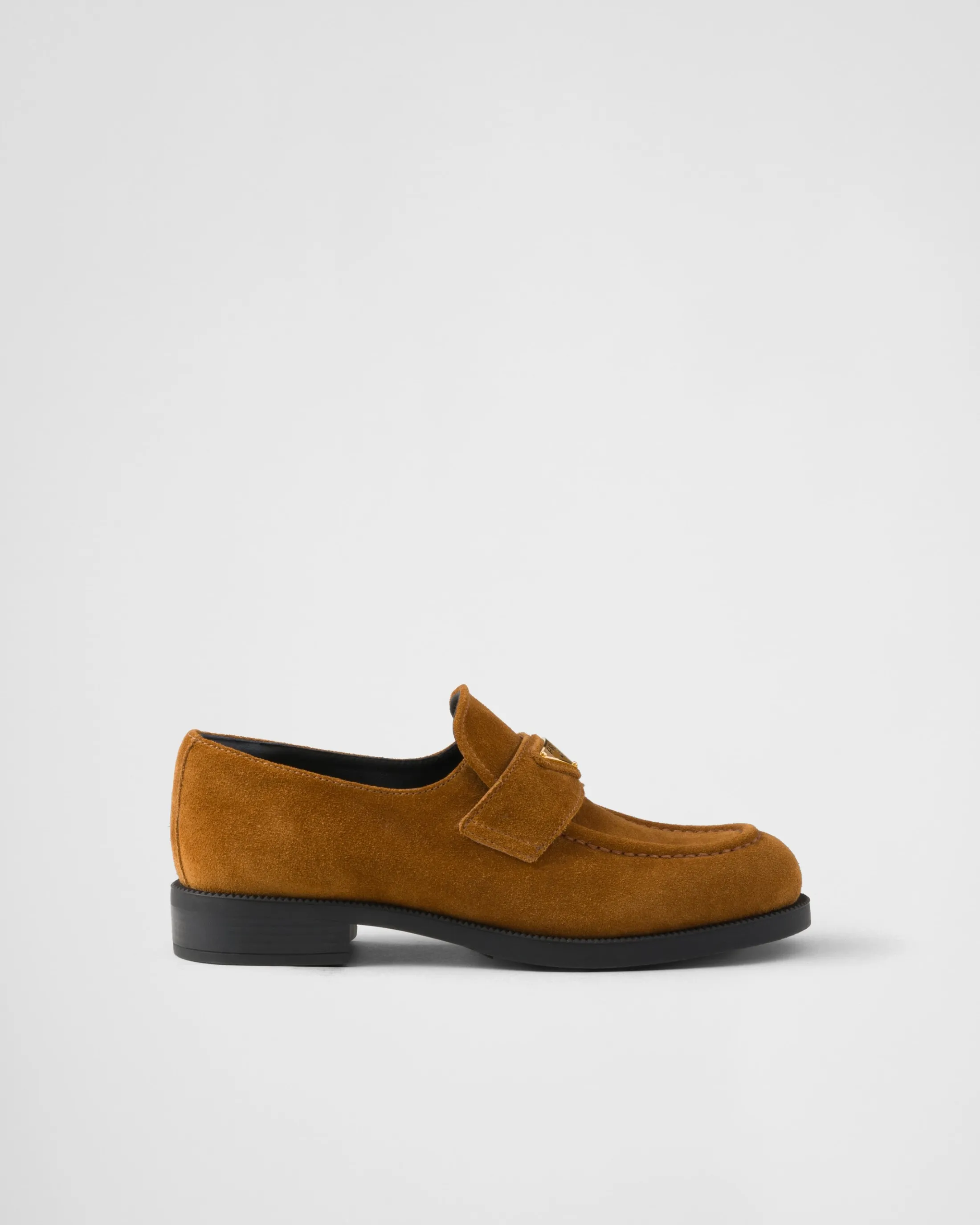 Prada Suede loafers Cognac Cheap