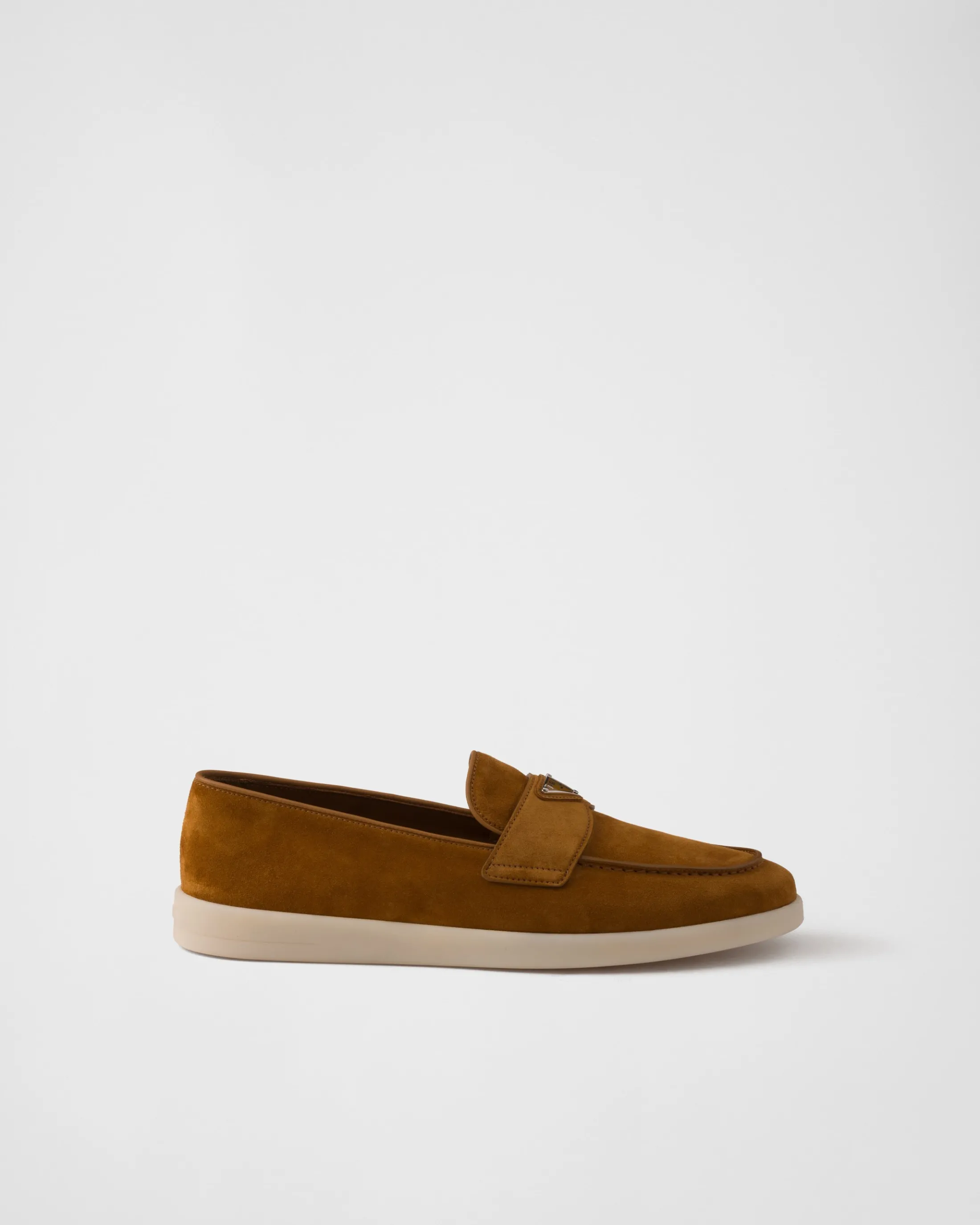 Prada Suede loafers Cognac Cheap