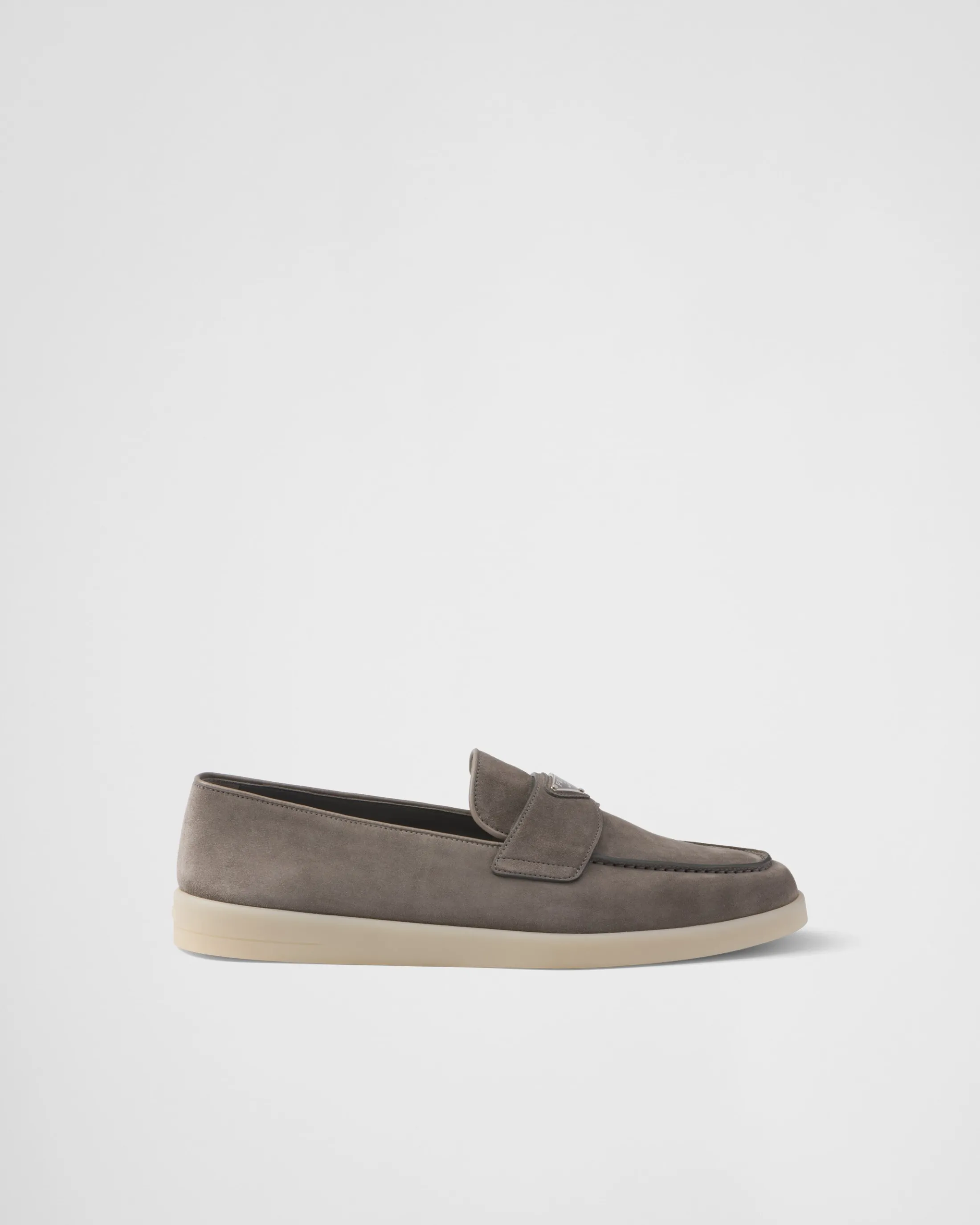 Prada Suede loafers Gravelgray Best