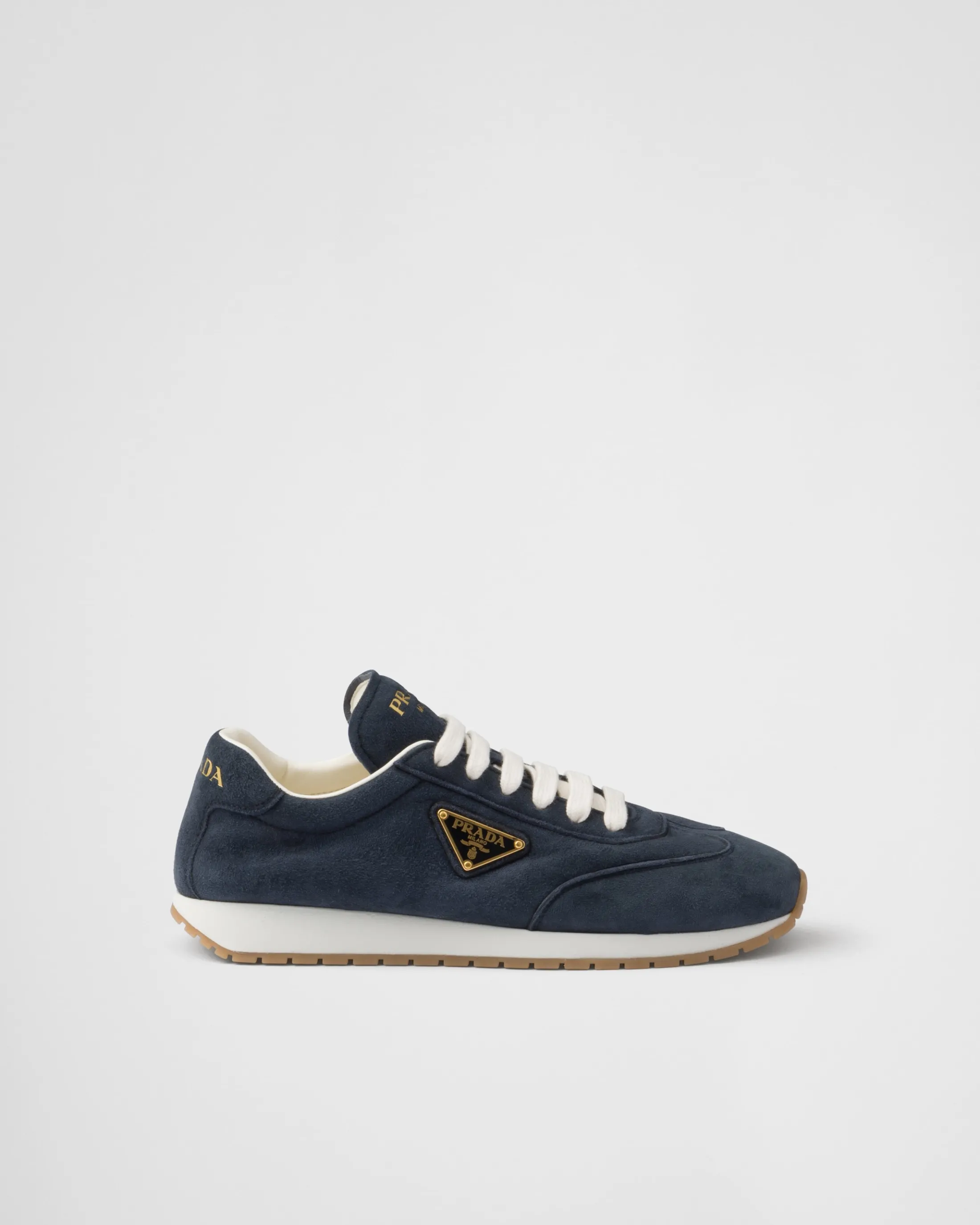 Prada Suede sneakers Navy Outlet