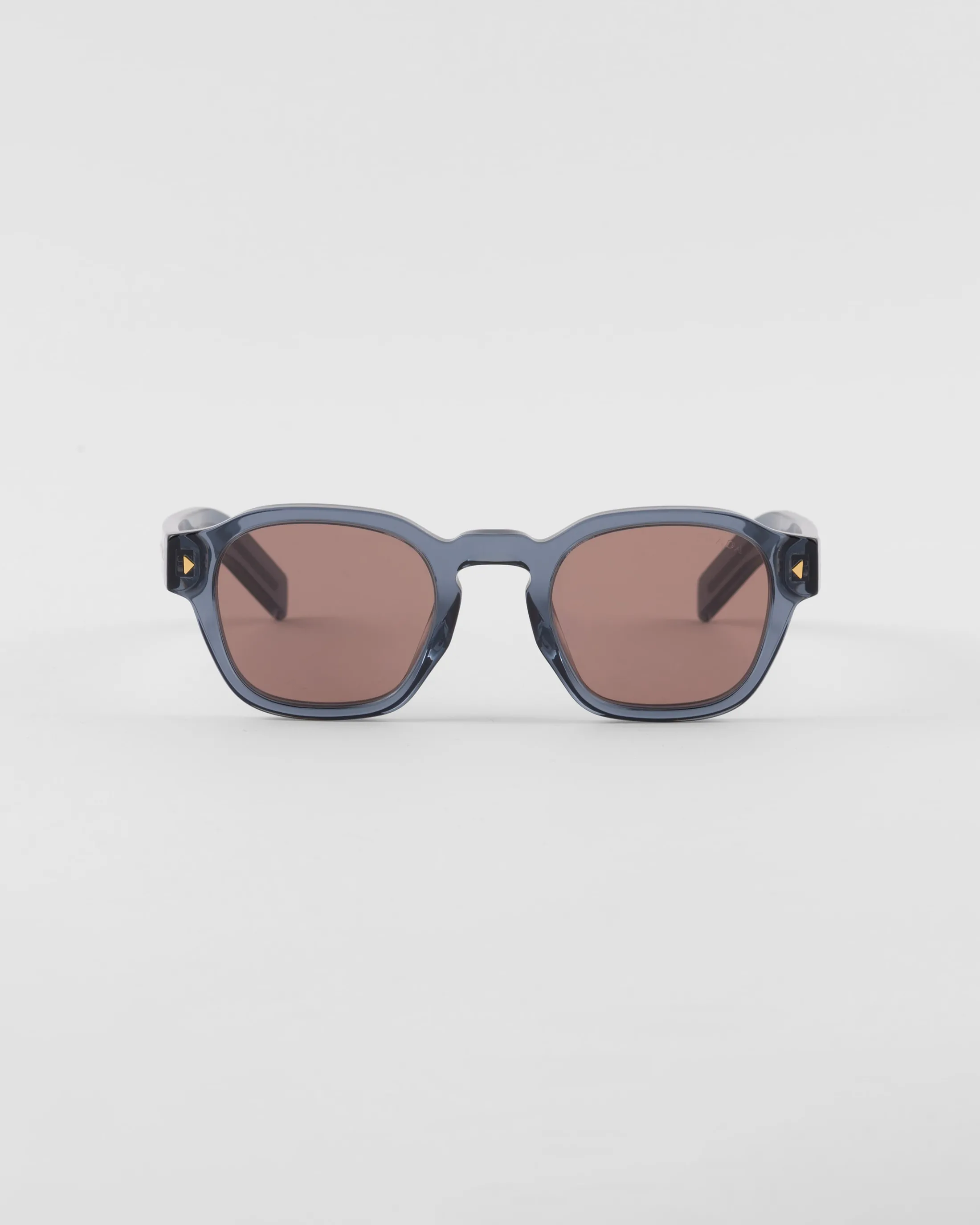 Prada Sunglasses with iconic metal plaque Barkbrown Sale