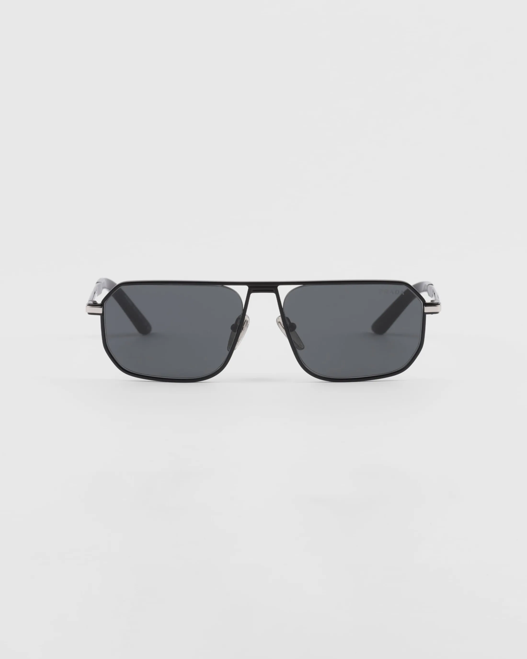 Prada Sunglasses with iconic metal plaque Slategraylenses Shop