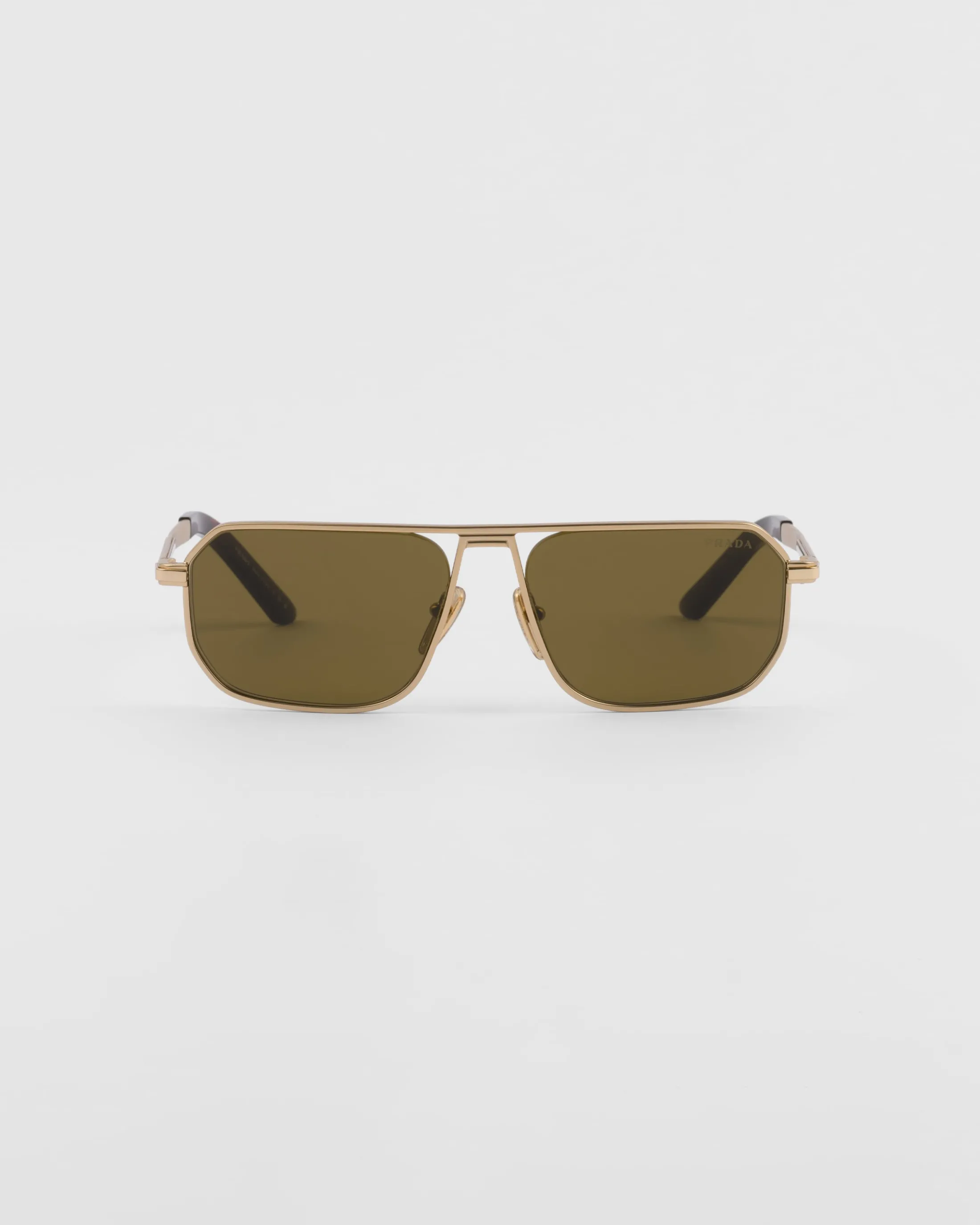 Prada Sunglasses with iconic metal plaque Lodenlenses Best