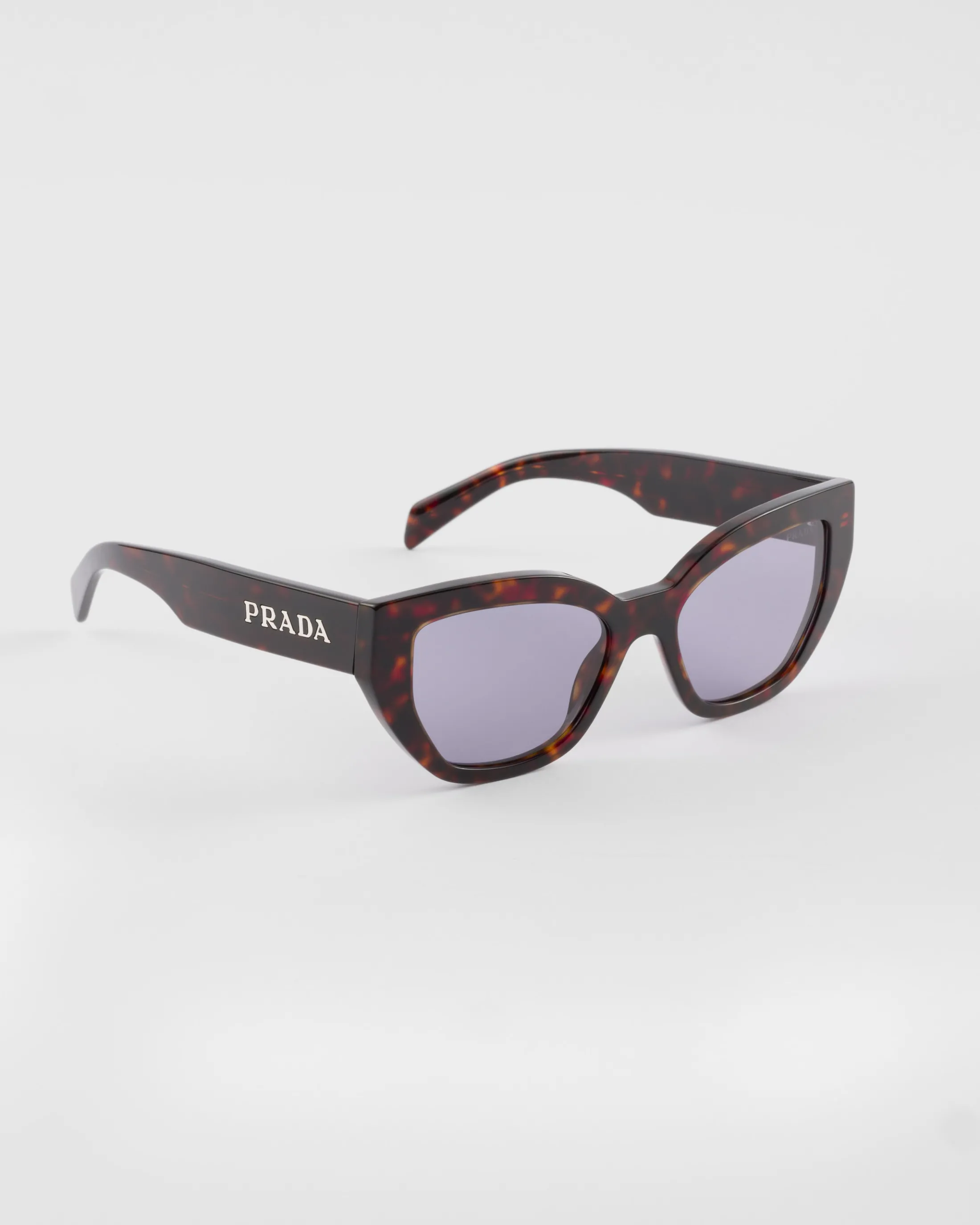 Prada Sunglasses with logo Darkbluedenimlenses Hot