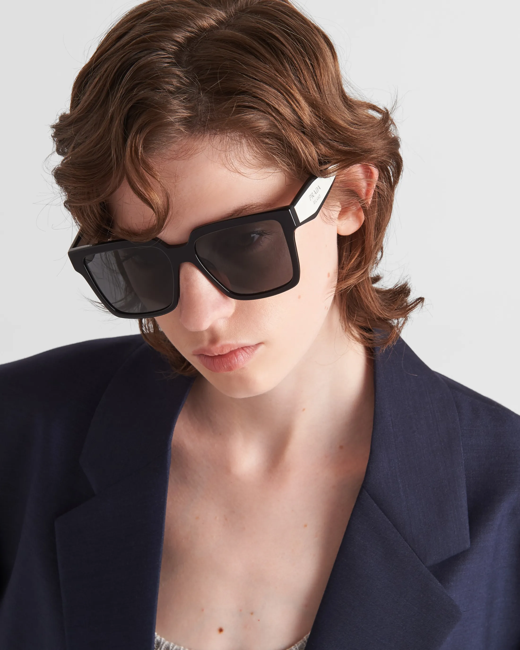 Prada Sunglasses with logo Slategraylenses Clearance