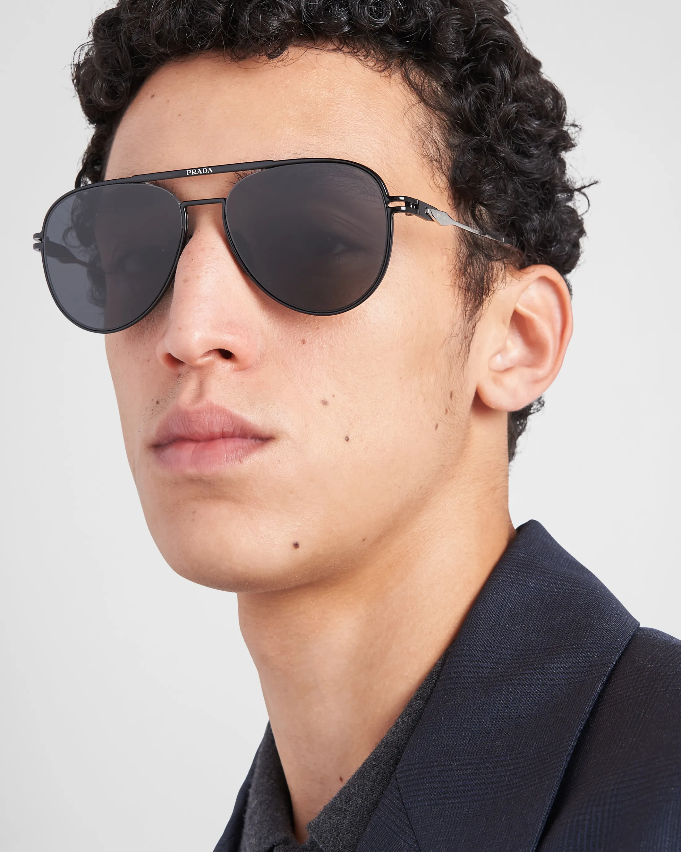 Prada Sunglasses with logo Slategraylenses Store