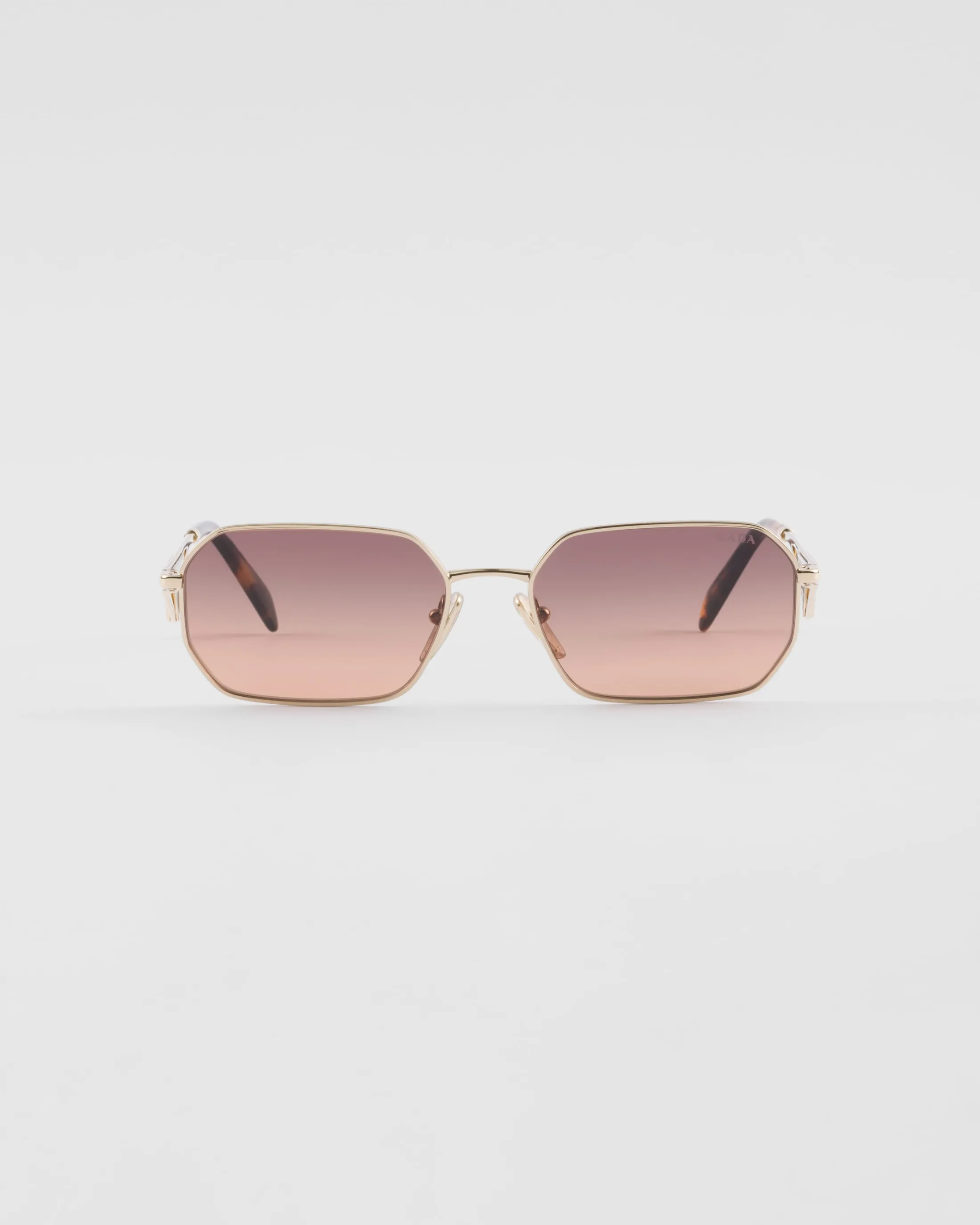 Prada Sunglasses with triangle logo Gradientcaramellenses Outlet