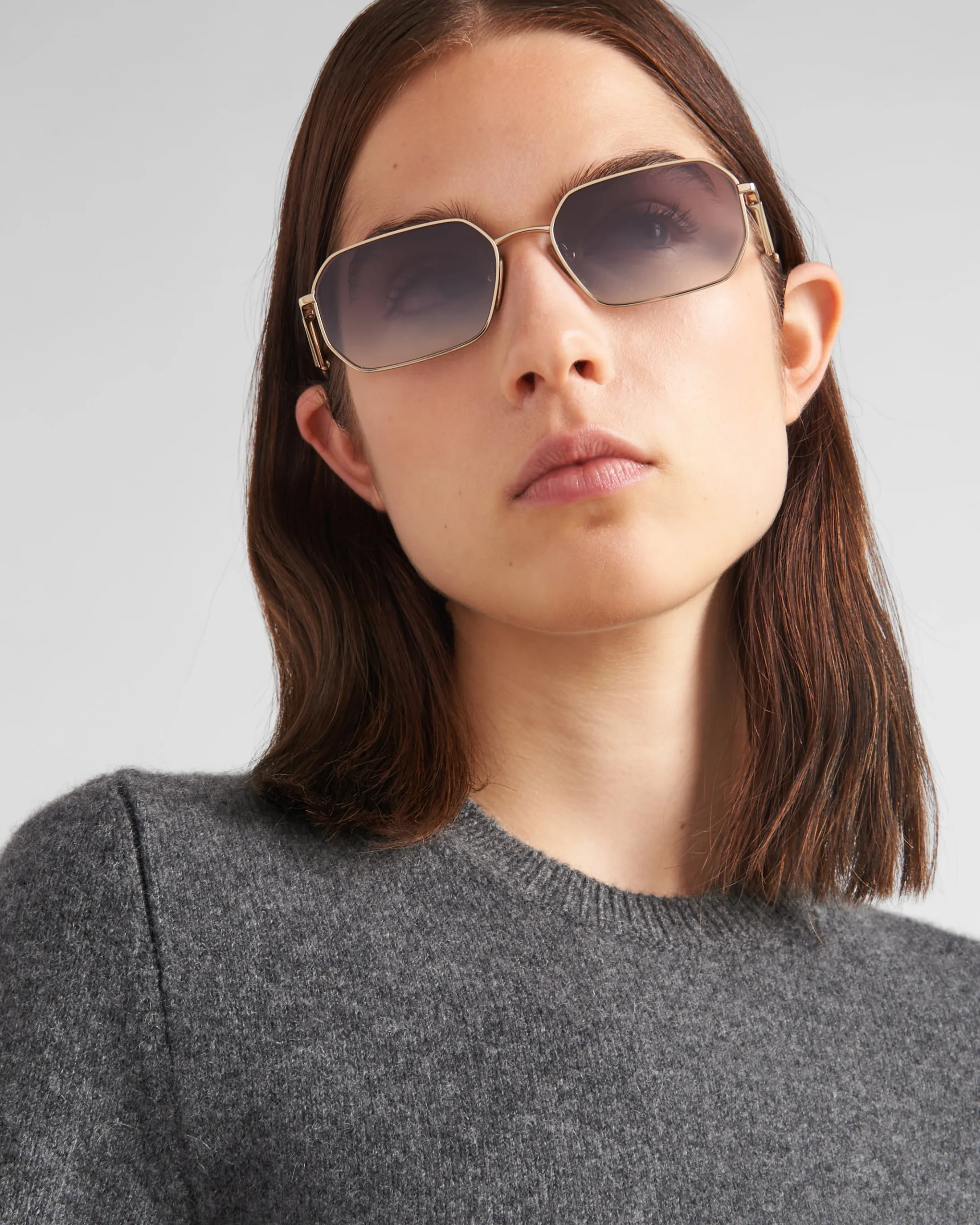 Prada Sunglasses with triangle logo Gradientirislenses Store