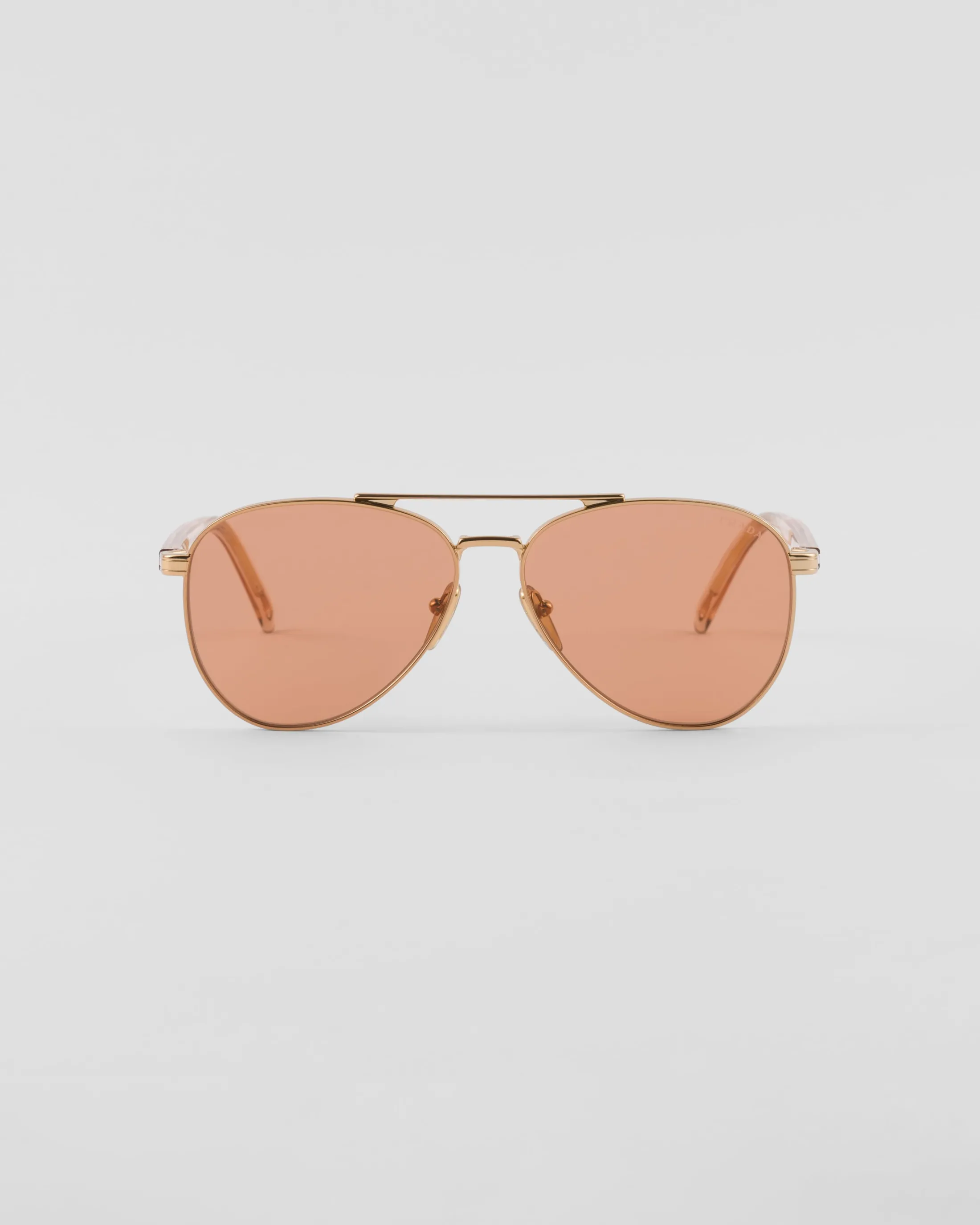 Prada Sunglasses with the logo Terracottalenses Discount