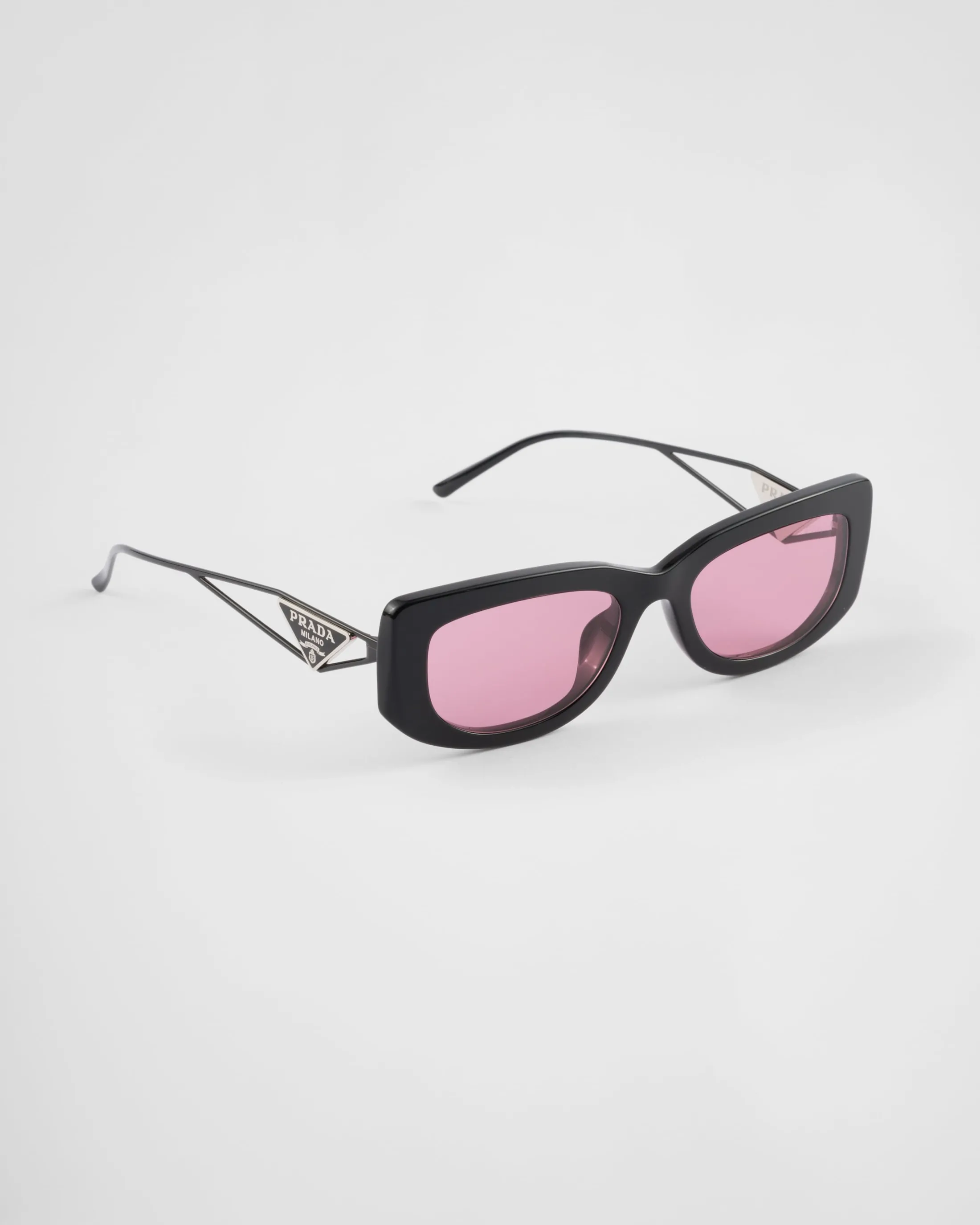 Prada Sunglasses with triangle logo Strawberrylenses Best Sale