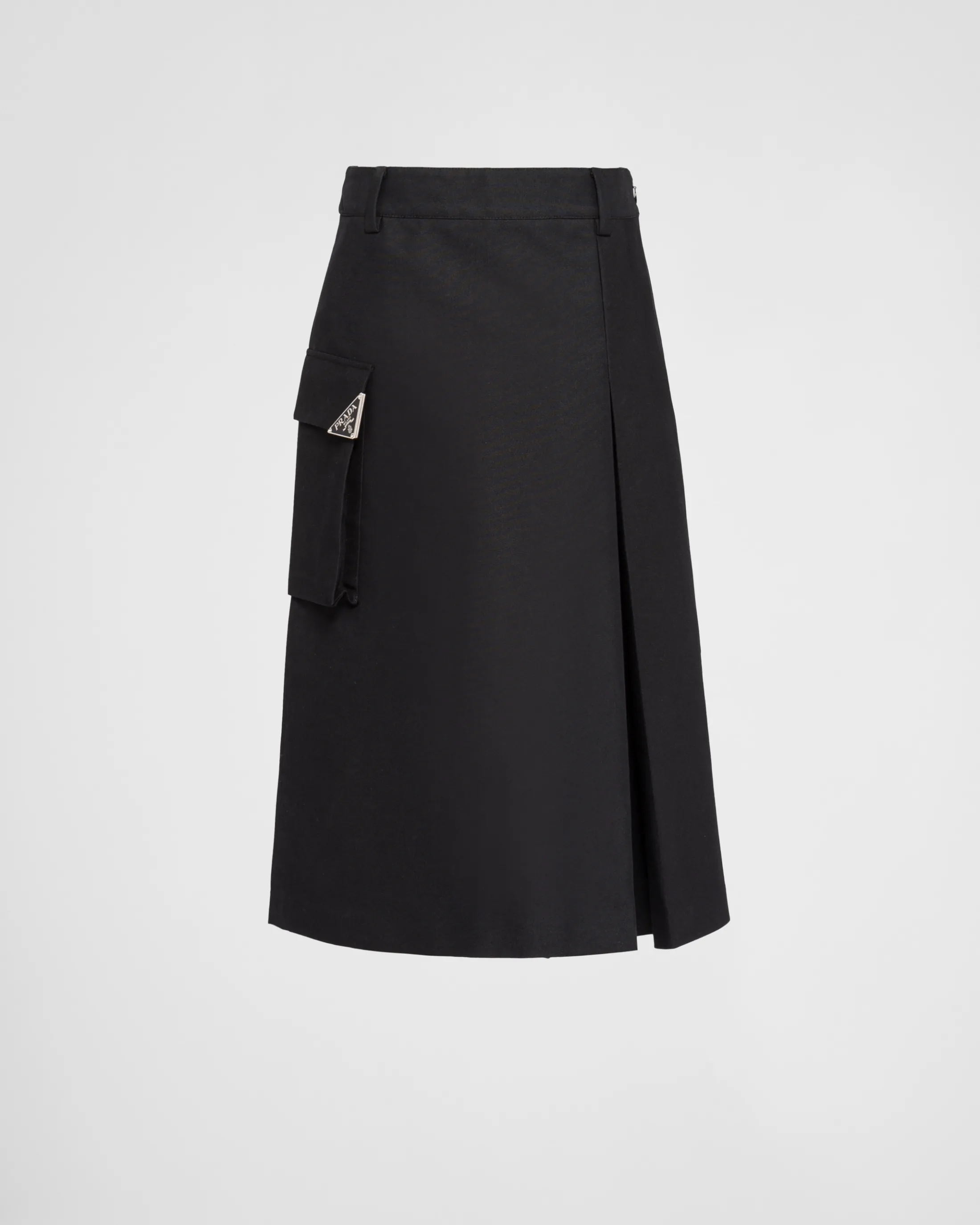 Prada Technical canvas skirt Black New