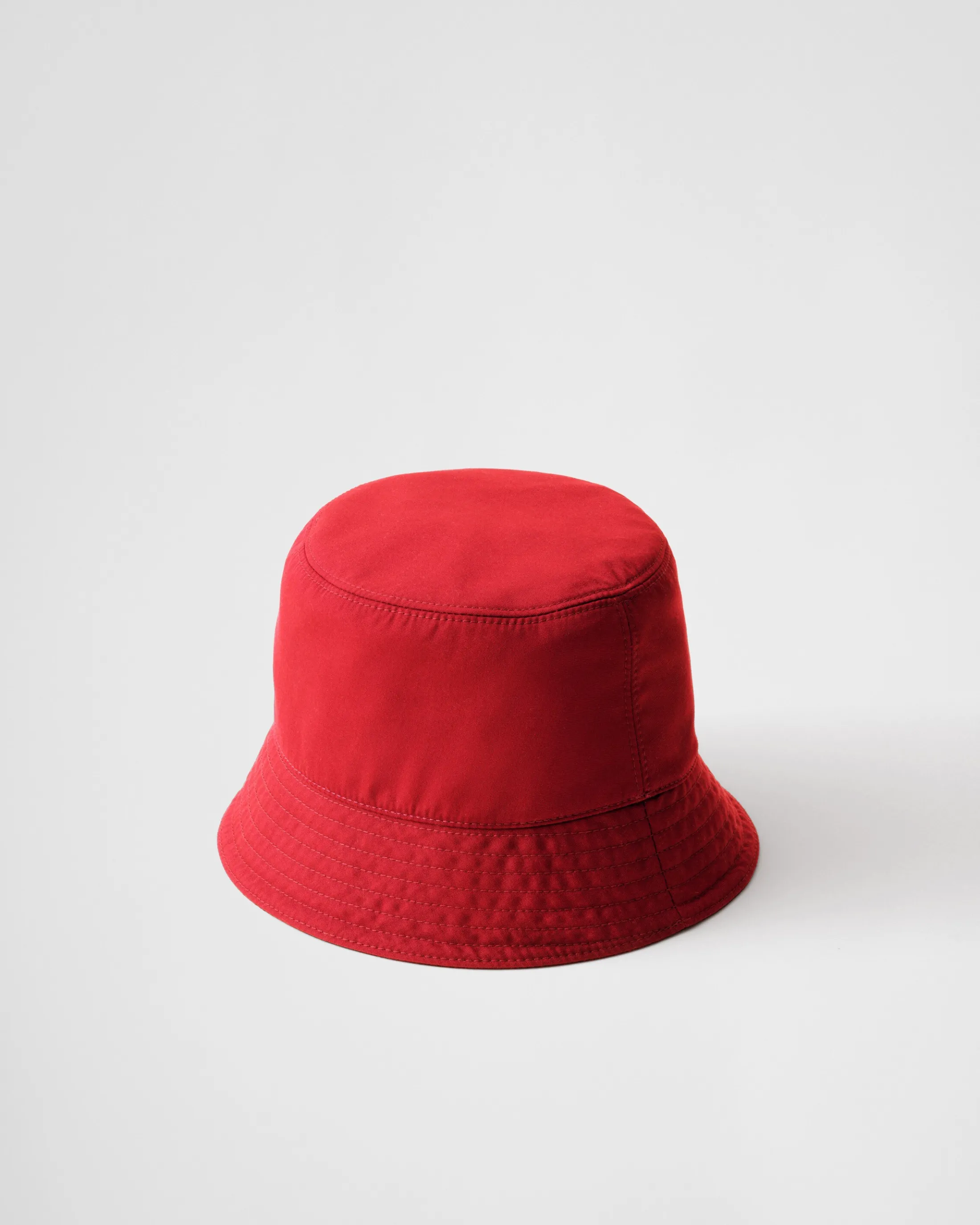 Prada Technical cotton bucket hat Red/black New