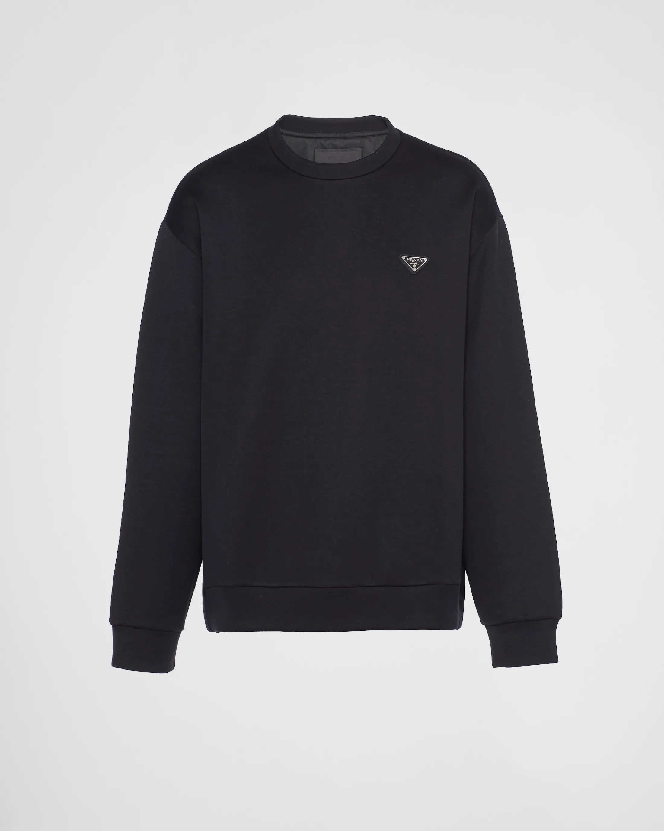 Prada Technical cotton sweatshirt Black/black Online