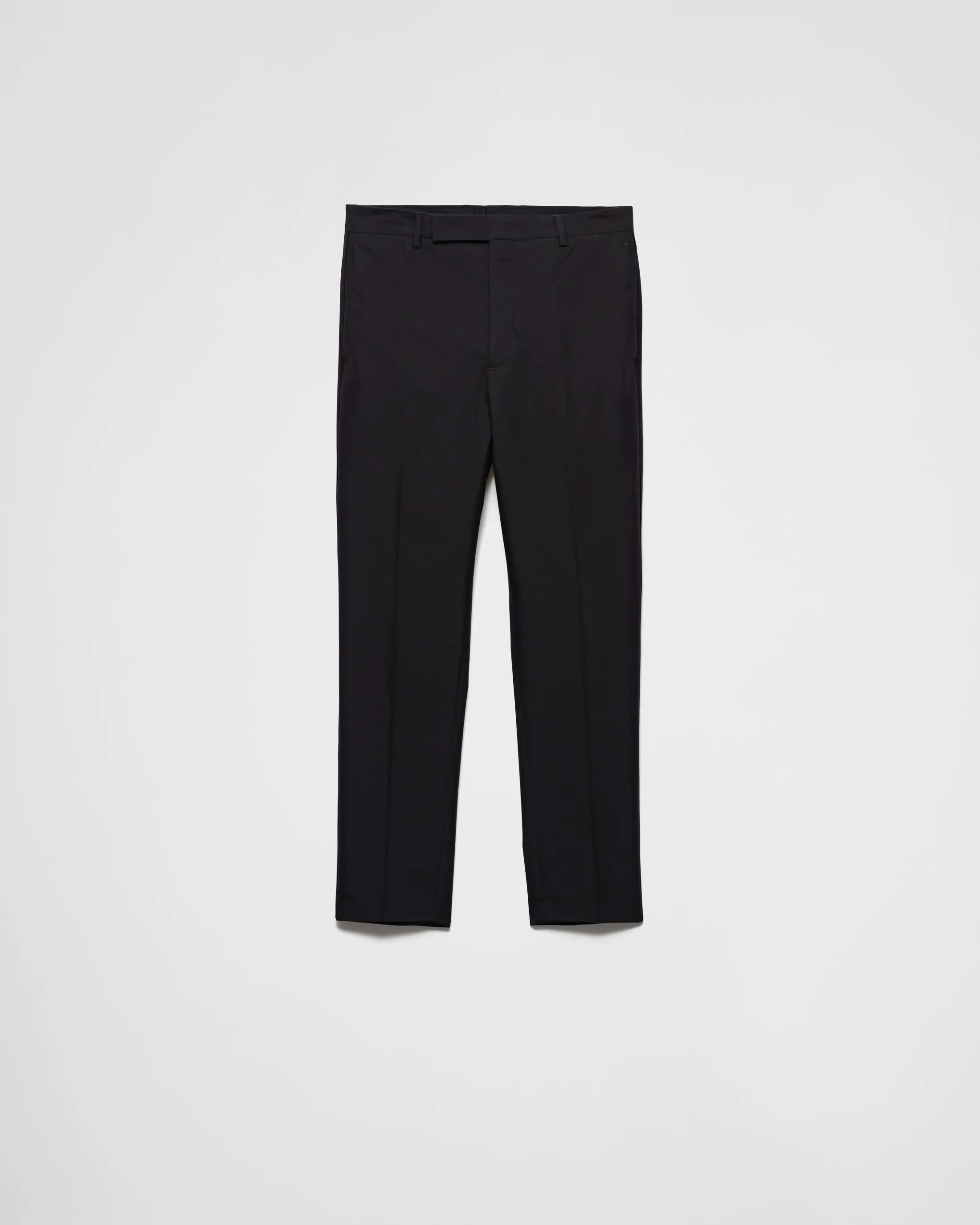 Prada Technical cotton trousers Black Online