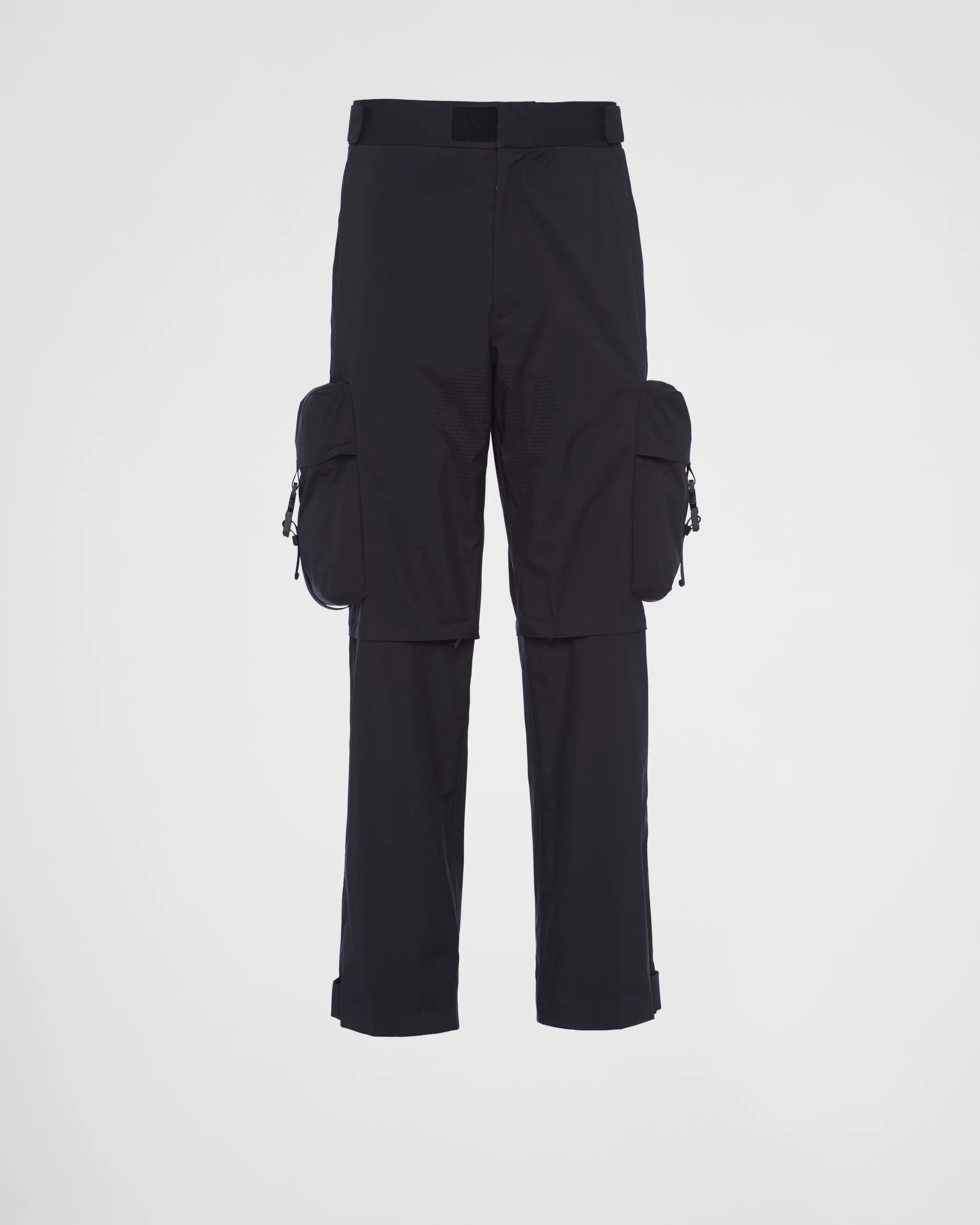 Prada Technical fabric modular pants Black Best