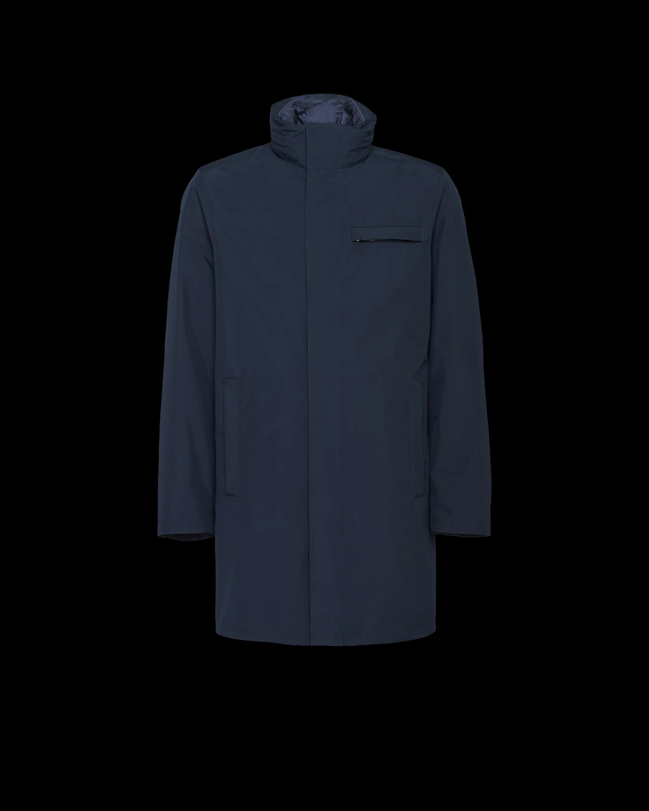 Prada Technical fabric raincoat Navy Shop