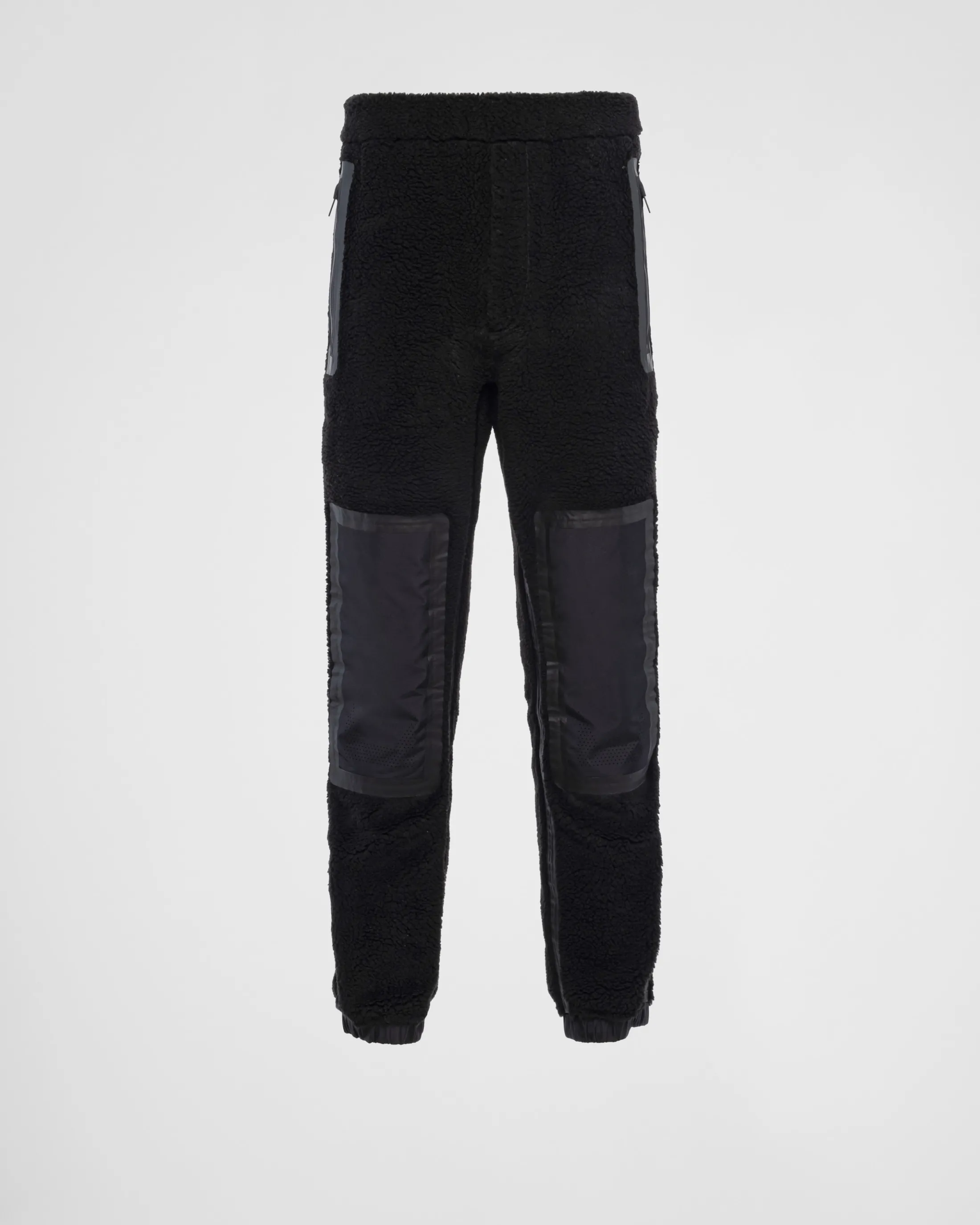 Prada Technical fleece ski pants Black Fashion