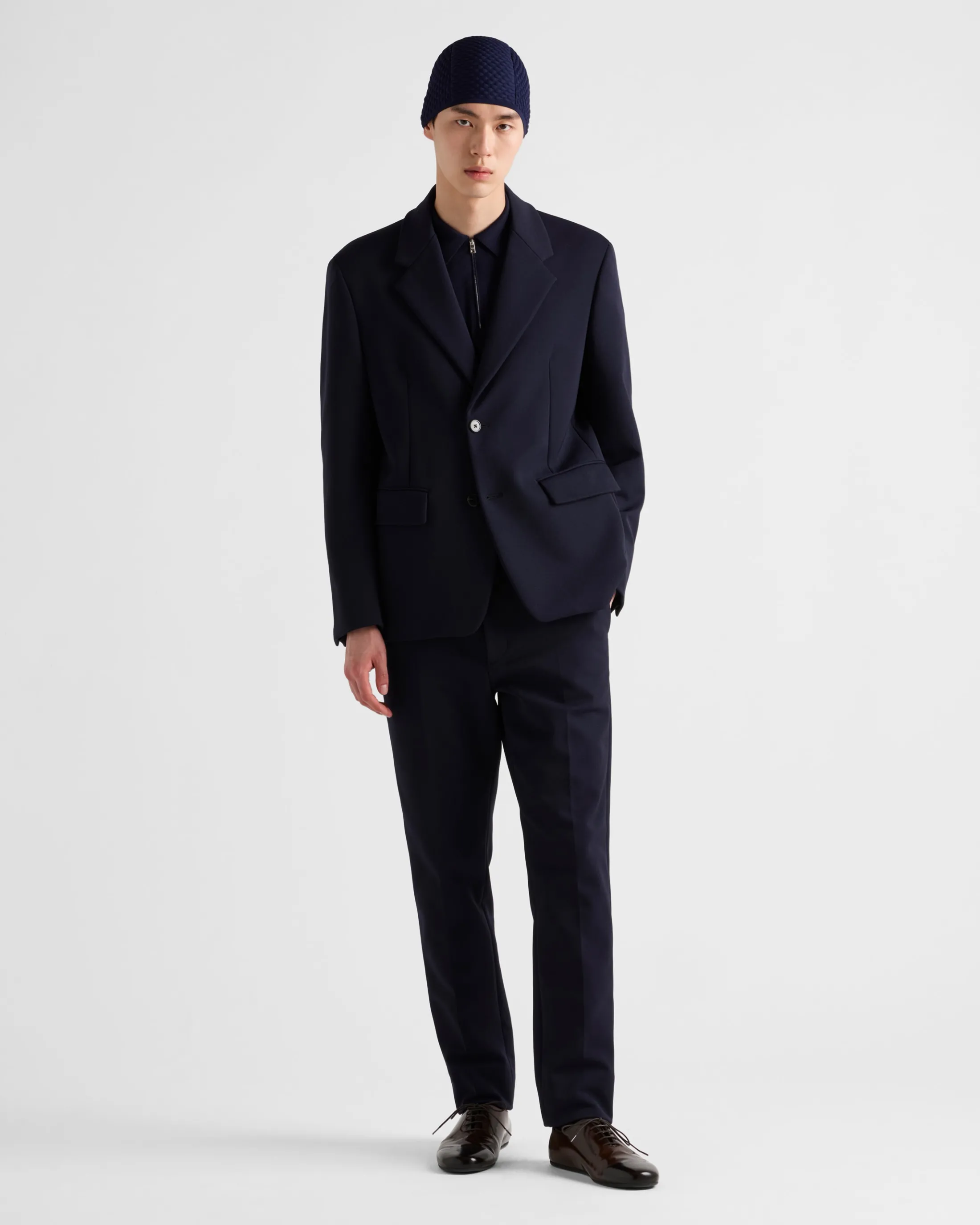 Prada Technical gabardine pants Navy Outlet