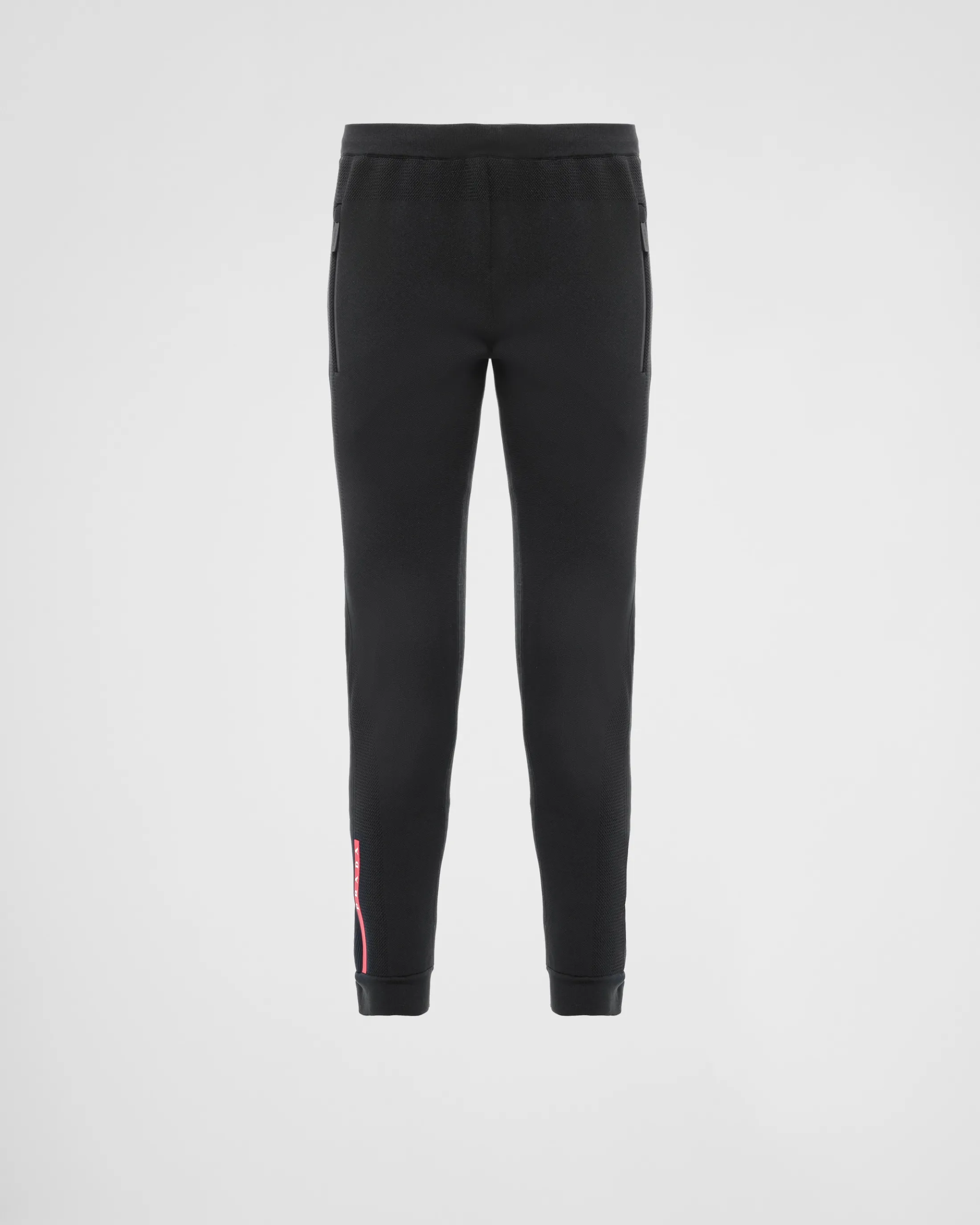 Prada Techno Piqué pants Black Online