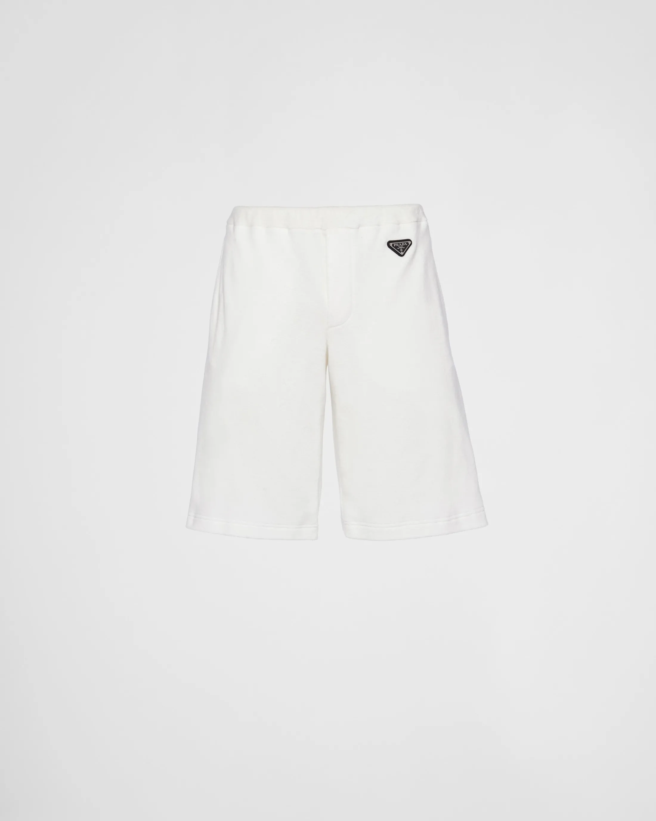 Prada Terry Bermudas White Shop