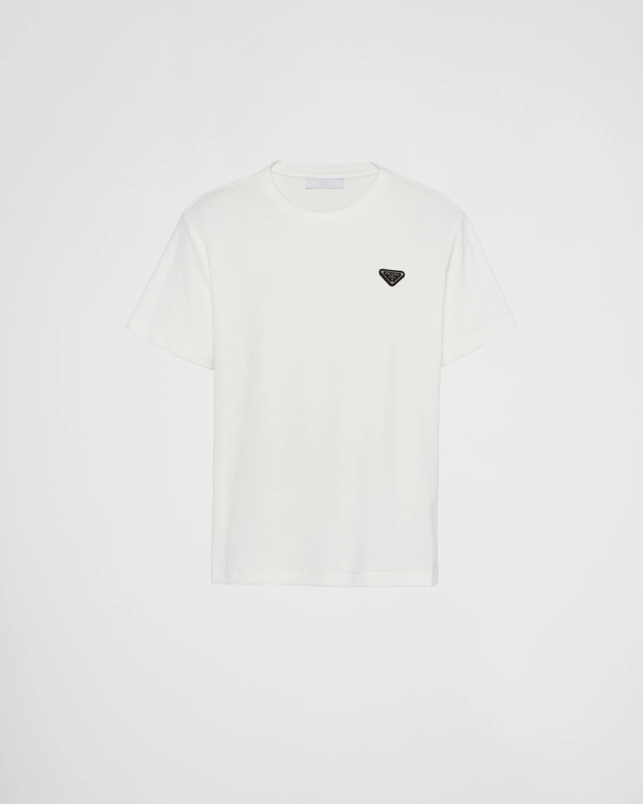 Prada Terry T-shirt White Best