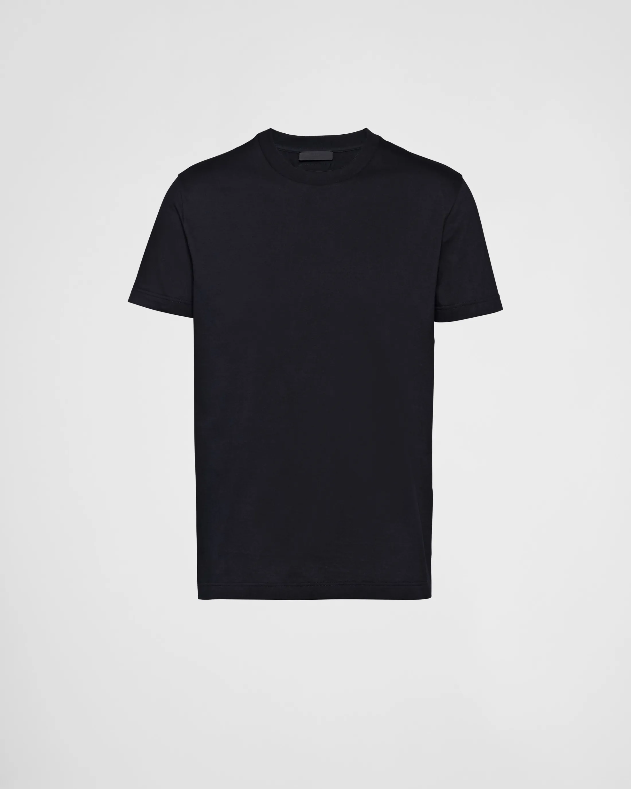 Prada Three Pack Cotton Jersey T-Shirts Black Sale