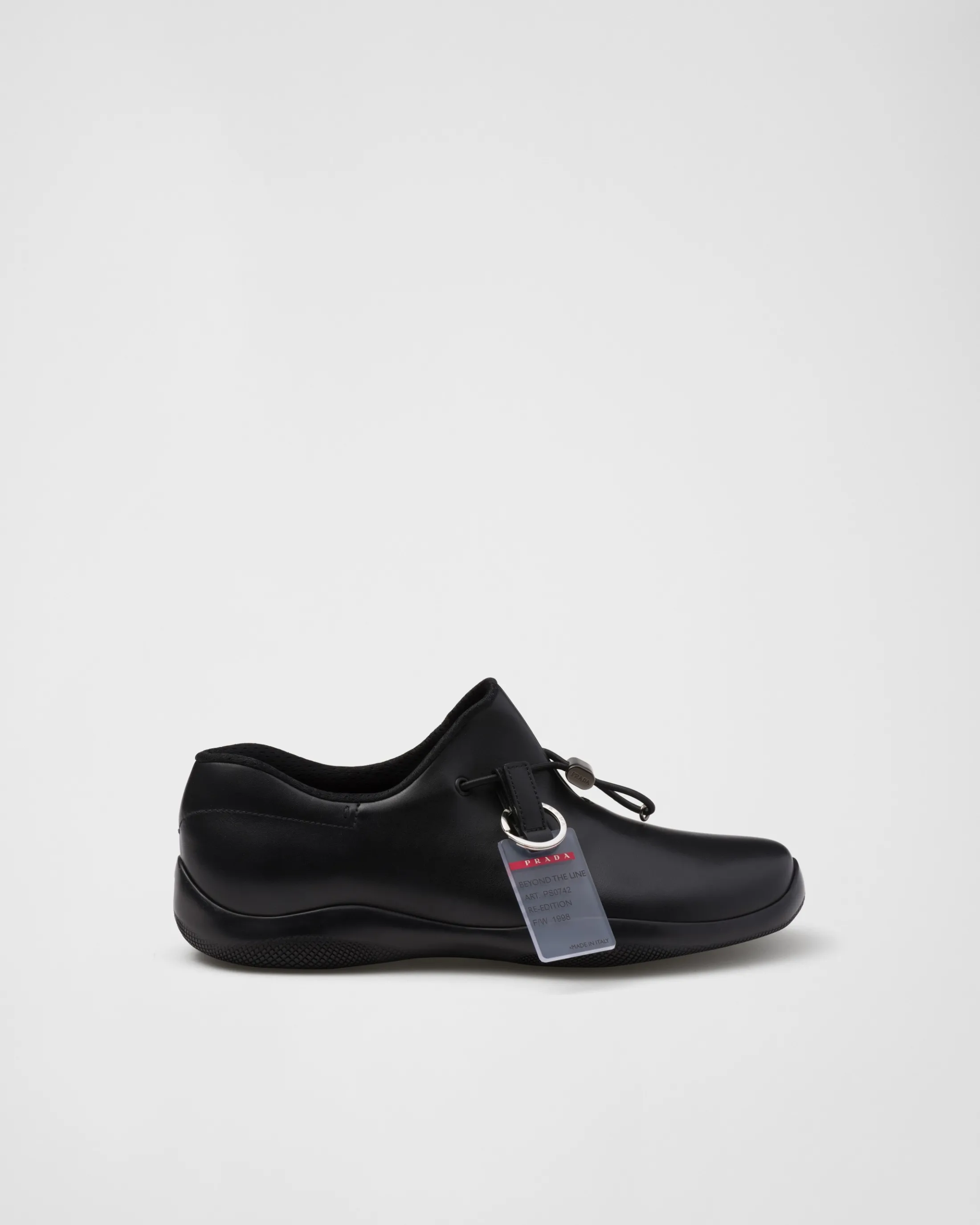 Prada Toblach leather sneakers Black Shop