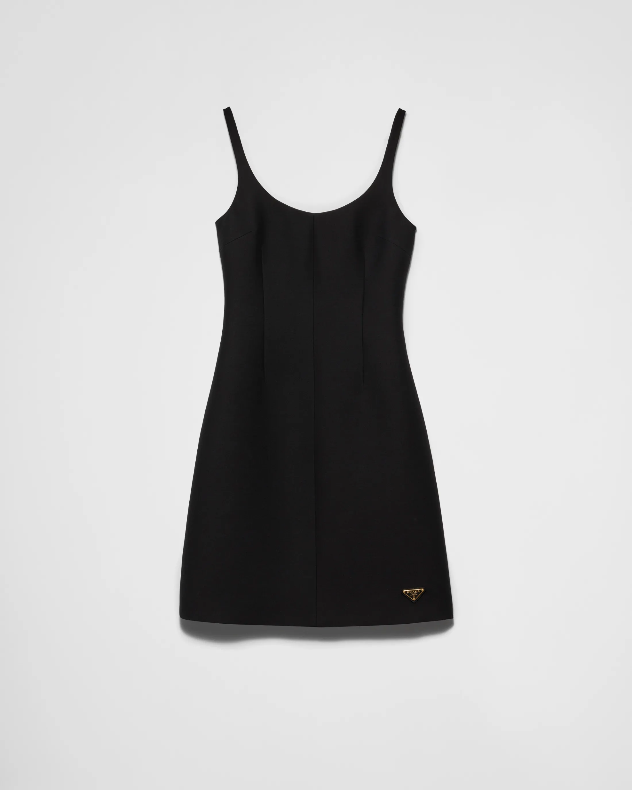 Prada Tricotine mini-dress Black Outlet