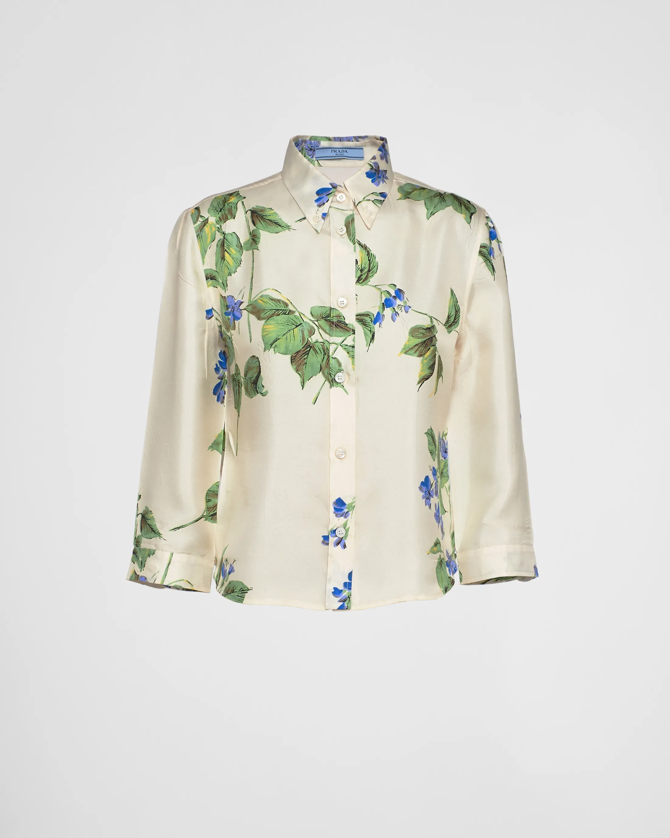 Prada Twill shirt Chalkwhite Best