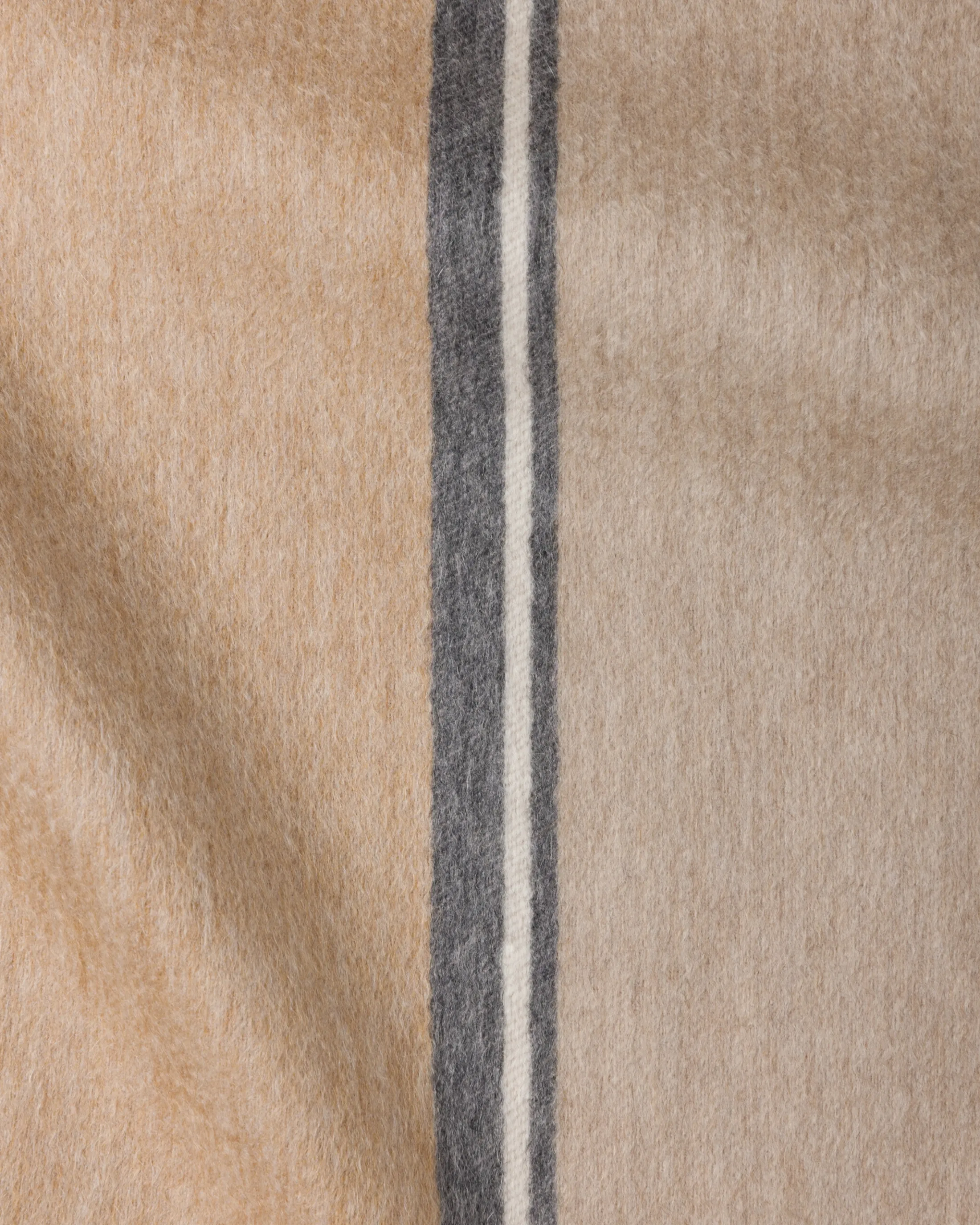 Prada Two-tone cashmere and wool throw Camel/sandybeige Flash Sale