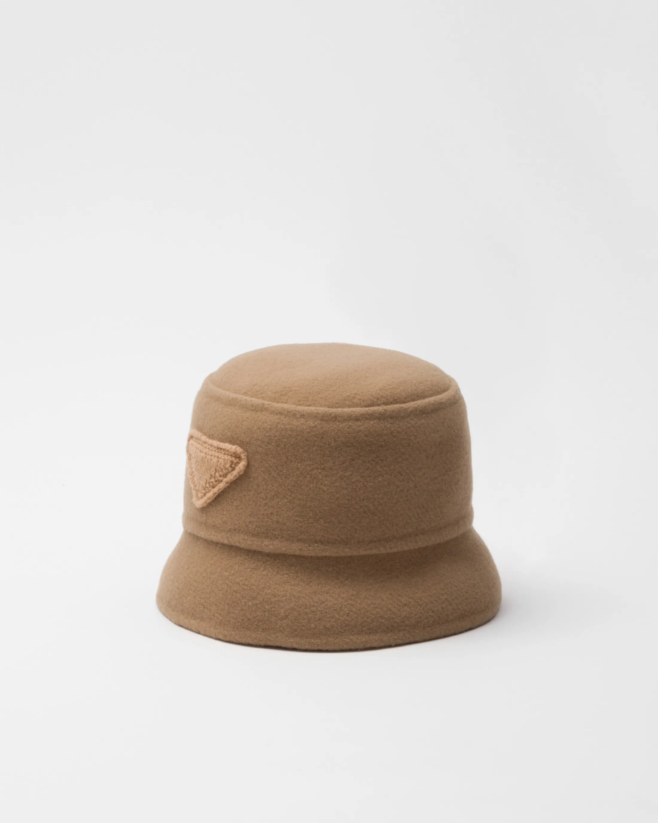 Prada Velour cloth bucket hat Camelbrown Cheap