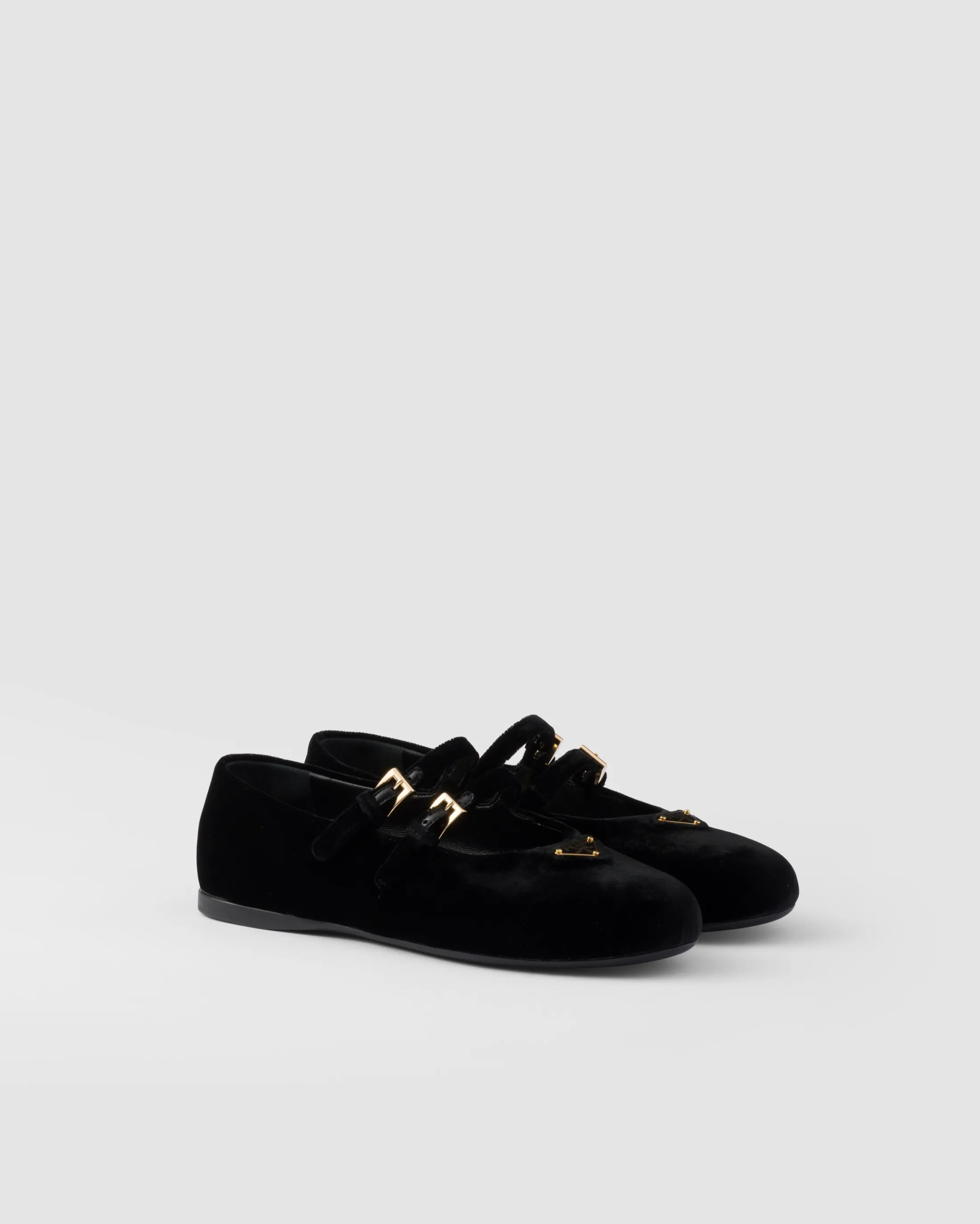 Prada Velvet ballerinas Black Best