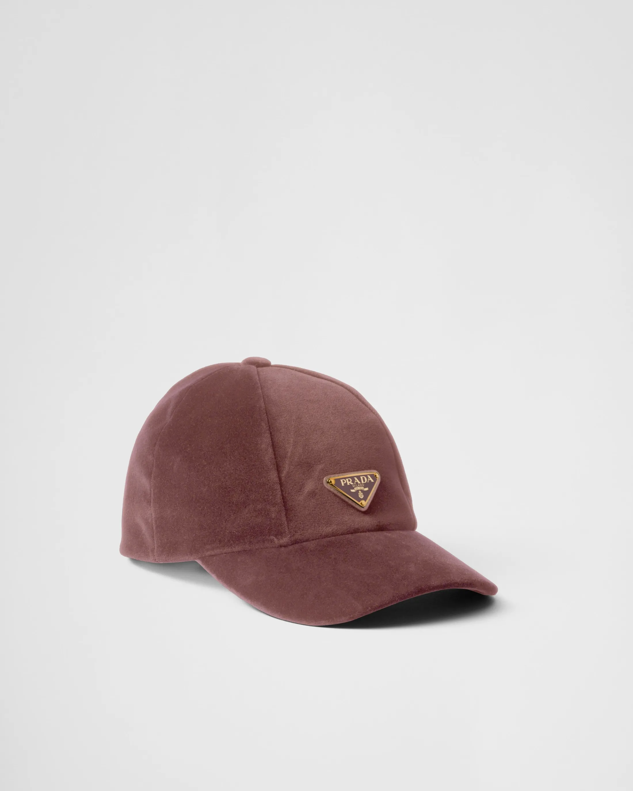 Prada Velvet baseball cap Confettipink Discount