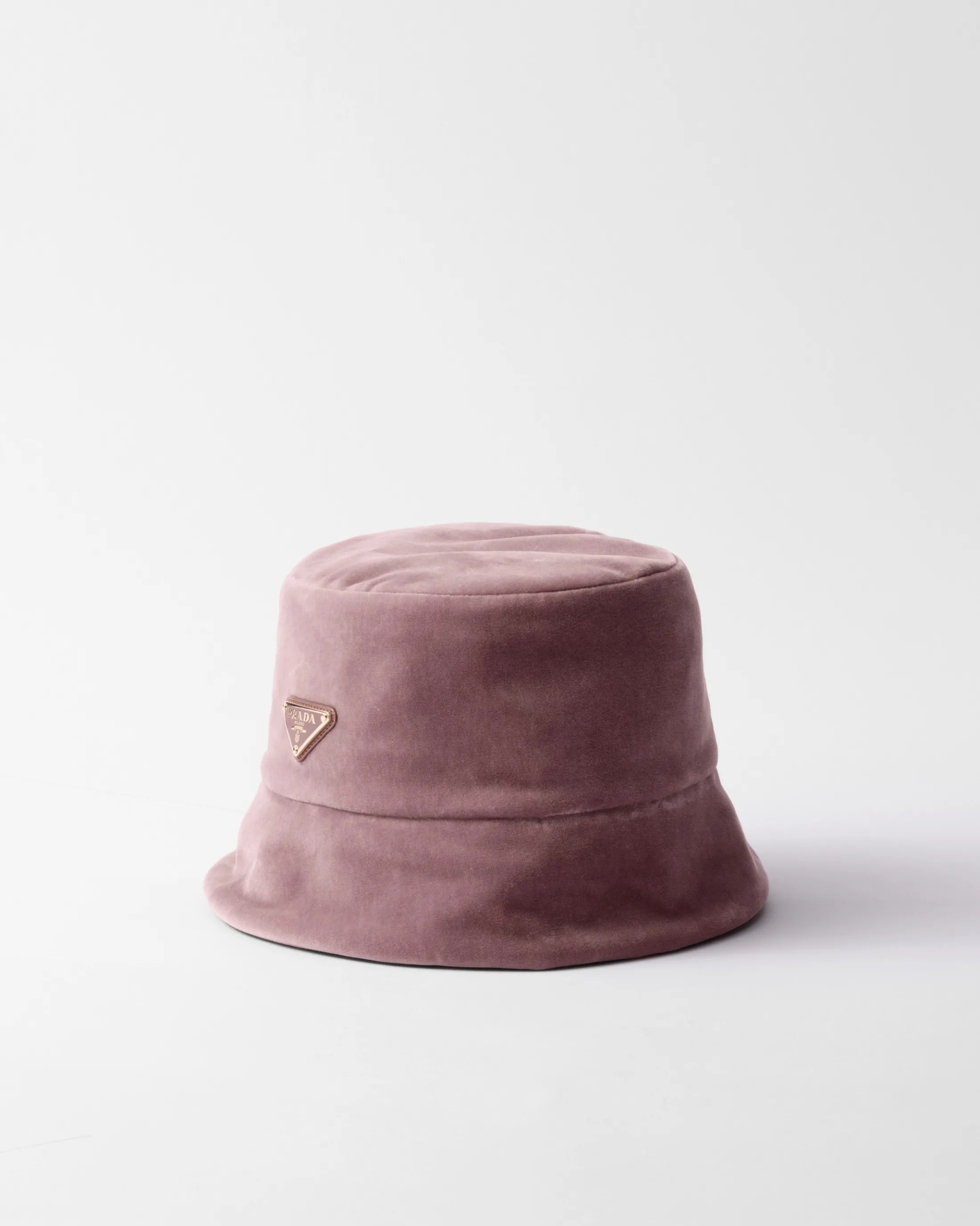 Prada Velvet bucket hat Confettipink Outlet