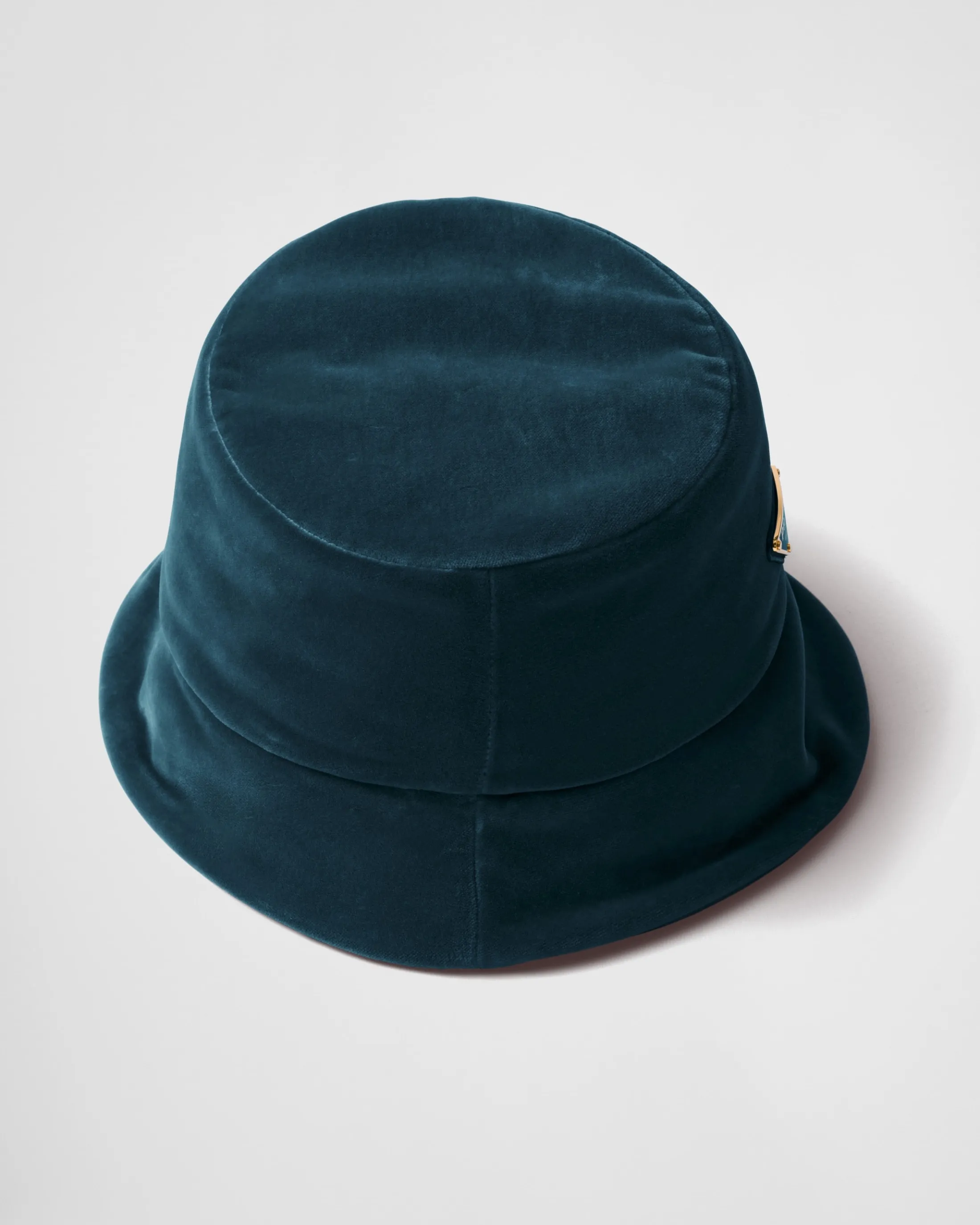 Prada Velvet bucket hat Darkteal Hot