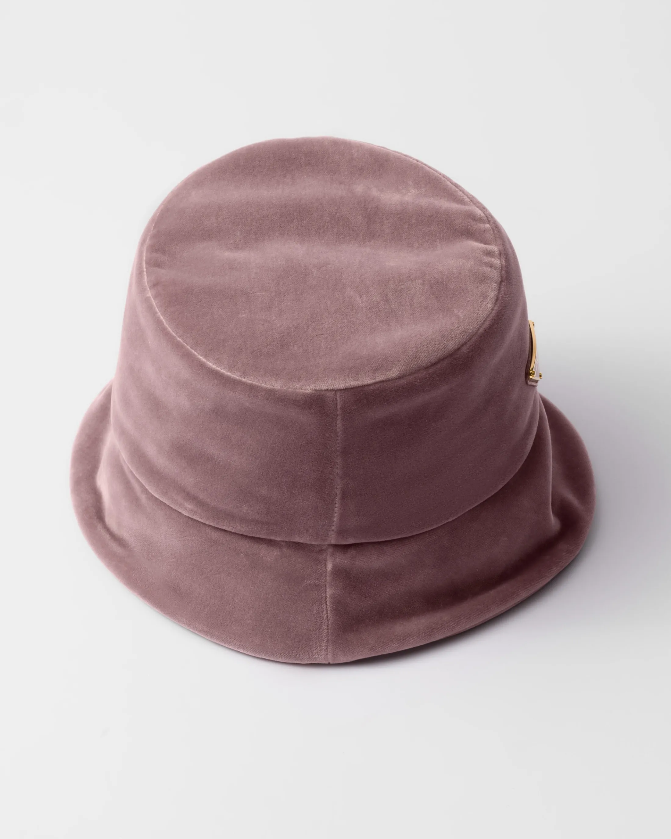 Prada Velvet bucket hat Confettipink Outlet