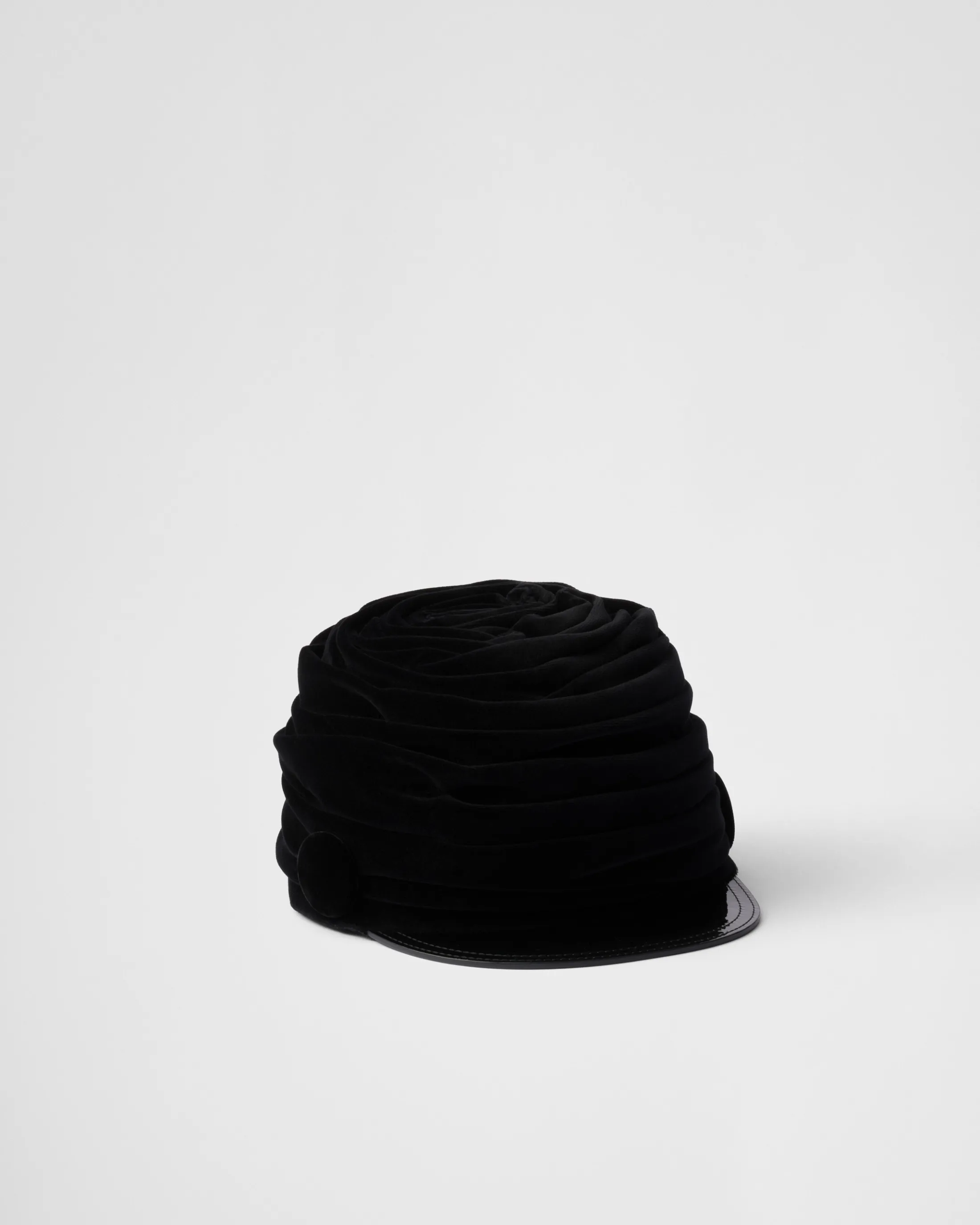 Prada Velvet hat Black Best Sale