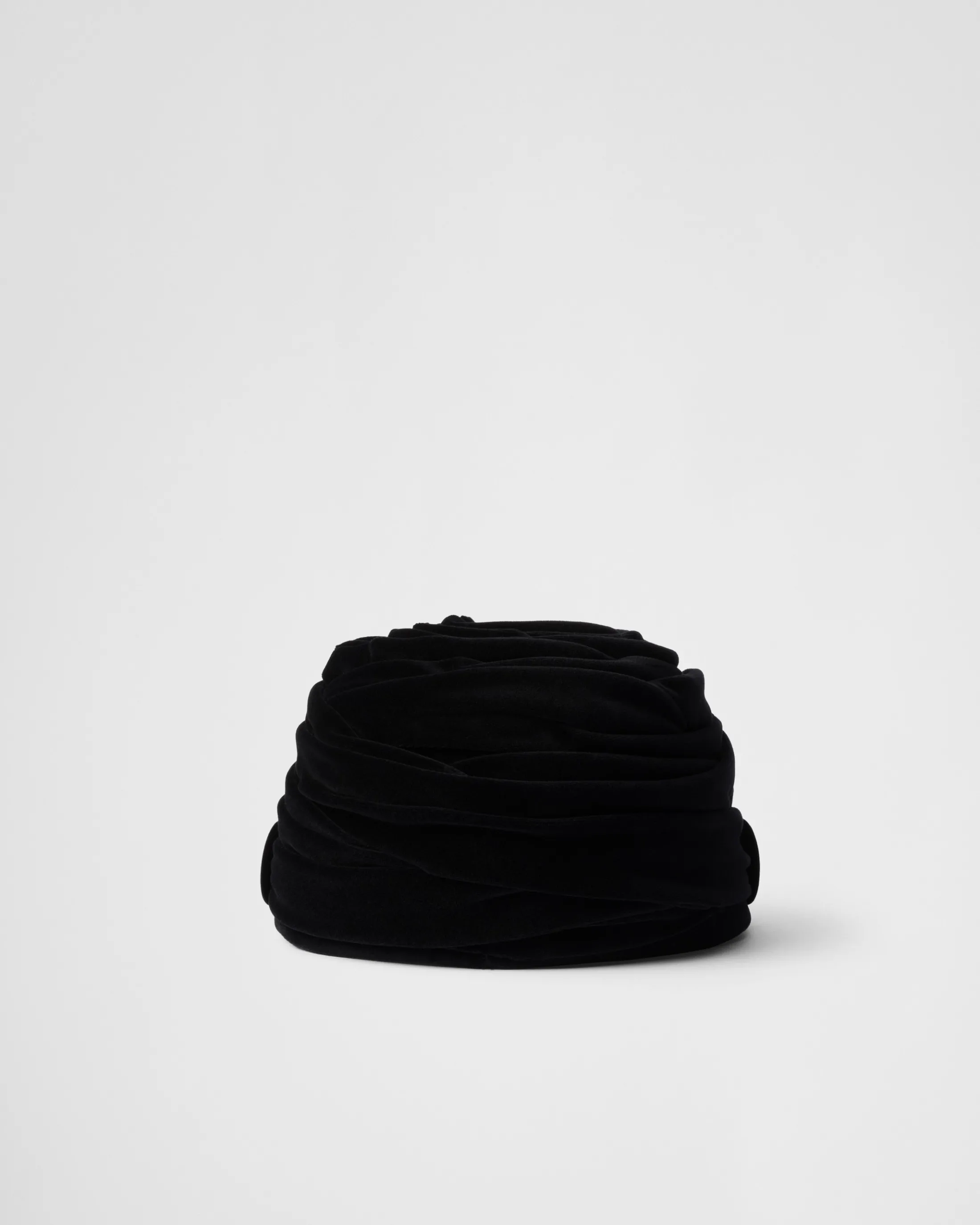 Prada Velvet hat Black Best Sale