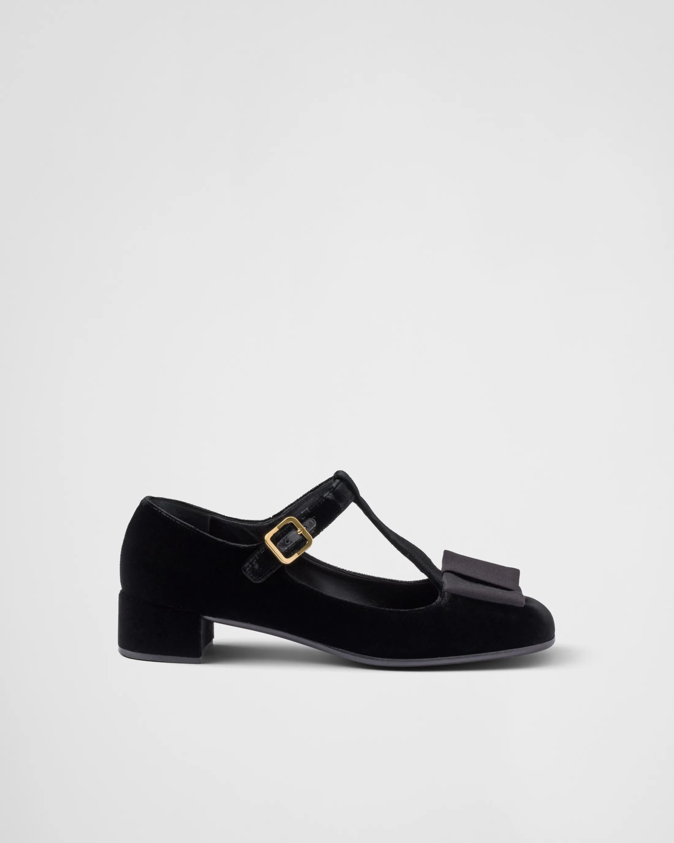 Prada Velvet pumps Black Shop