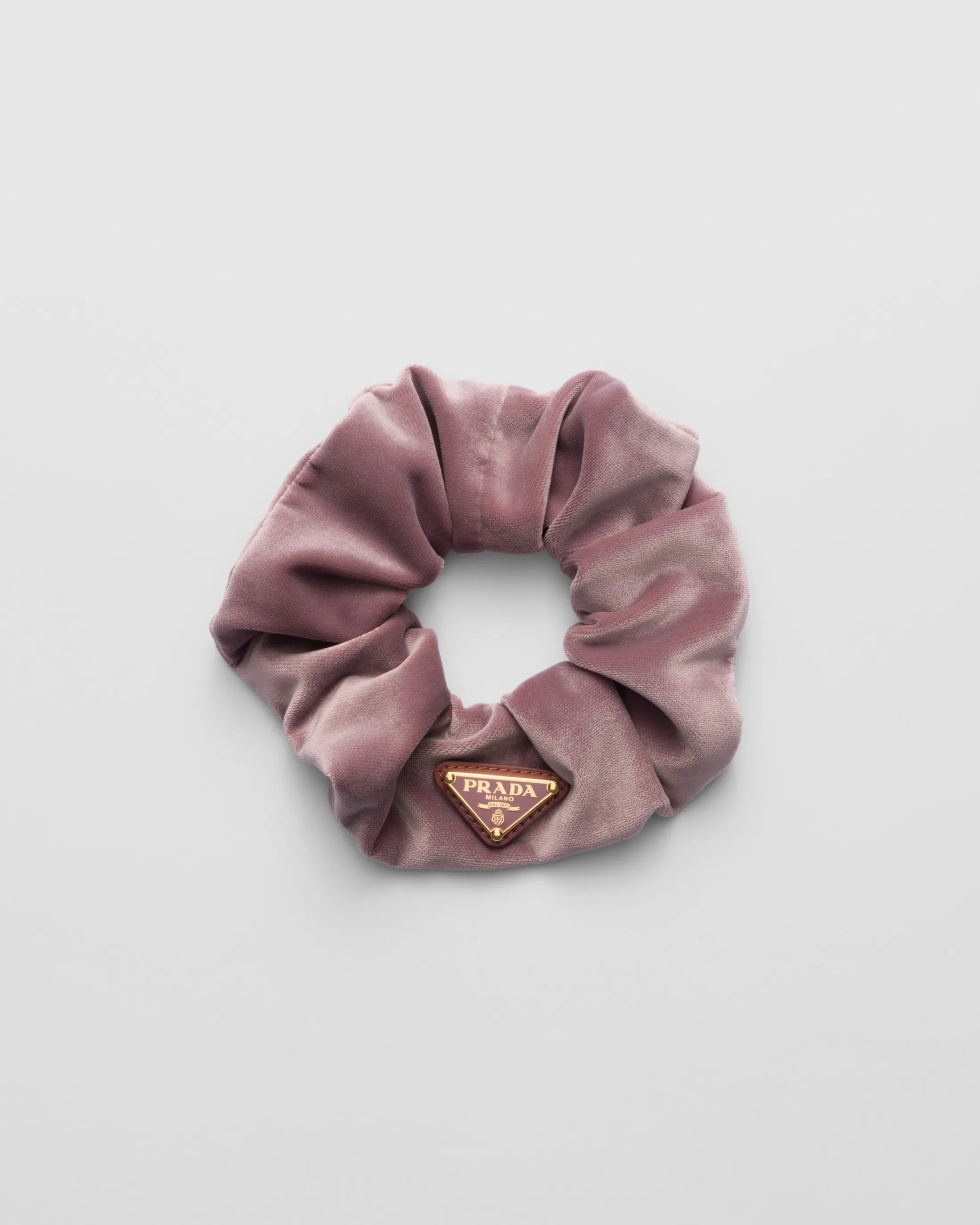 Prada Velvet scrunchie Confettipink New