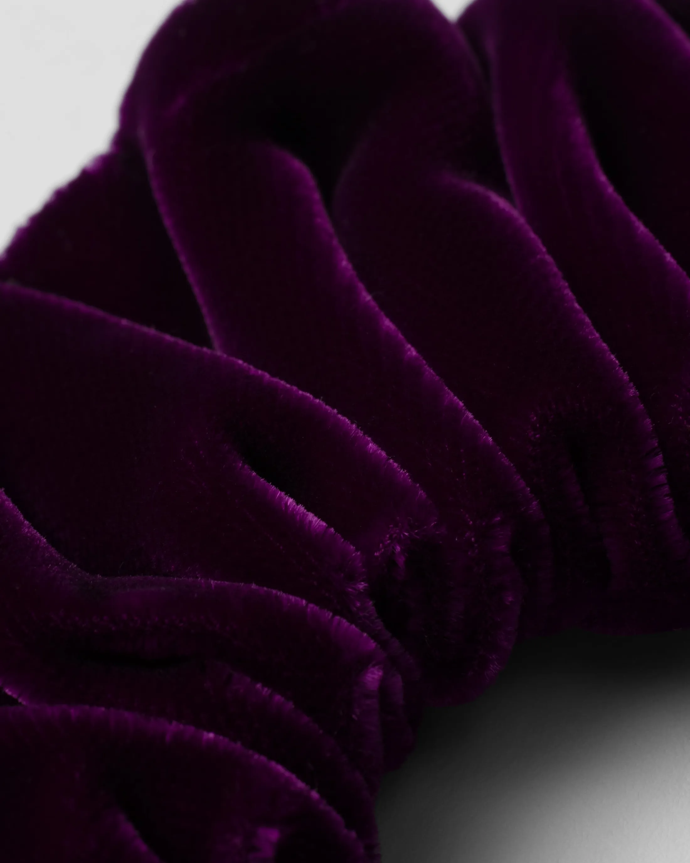 Prada Velvet scrunchie Plum Outlet