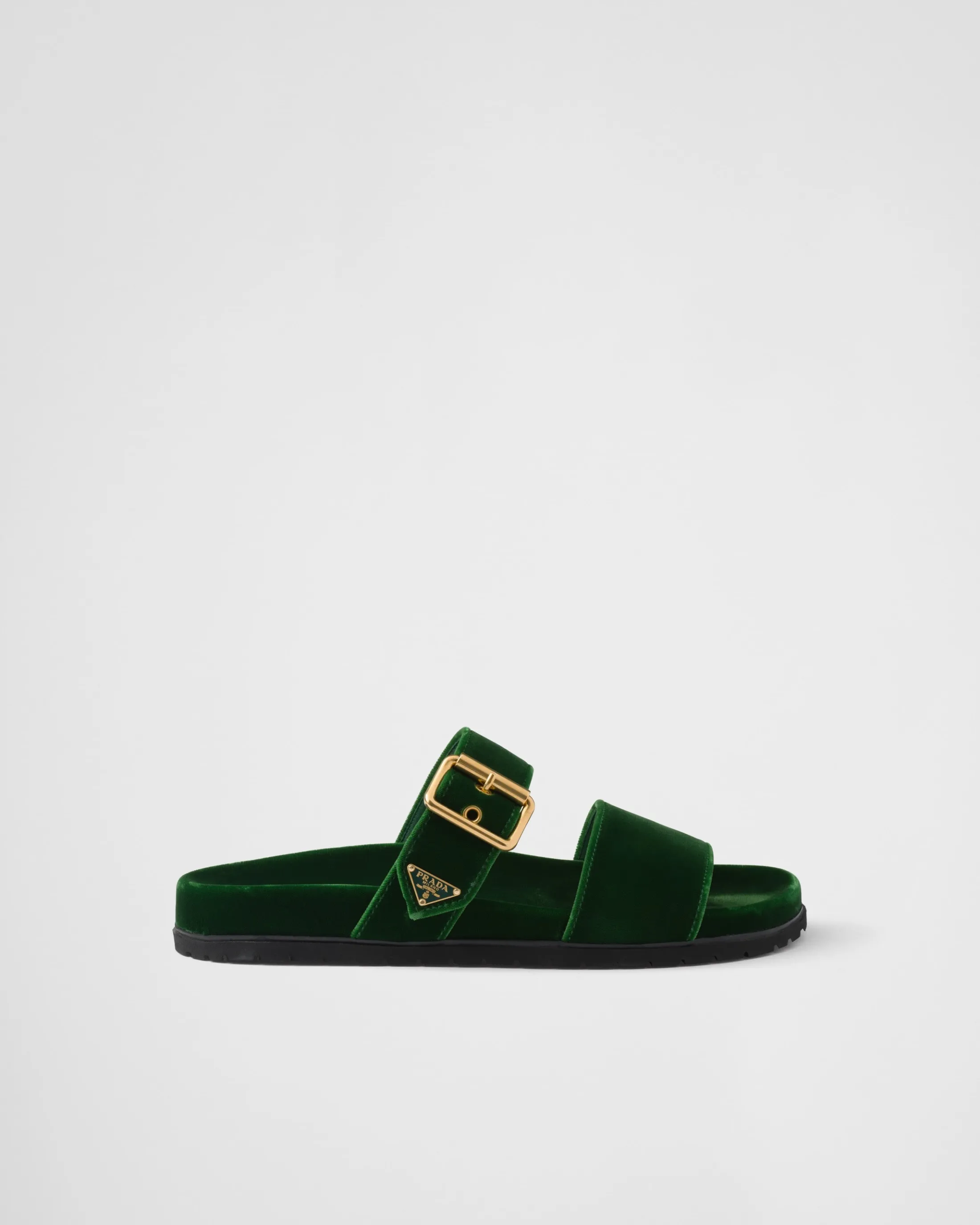 Prada Velvet slides Laurelgreen Sale