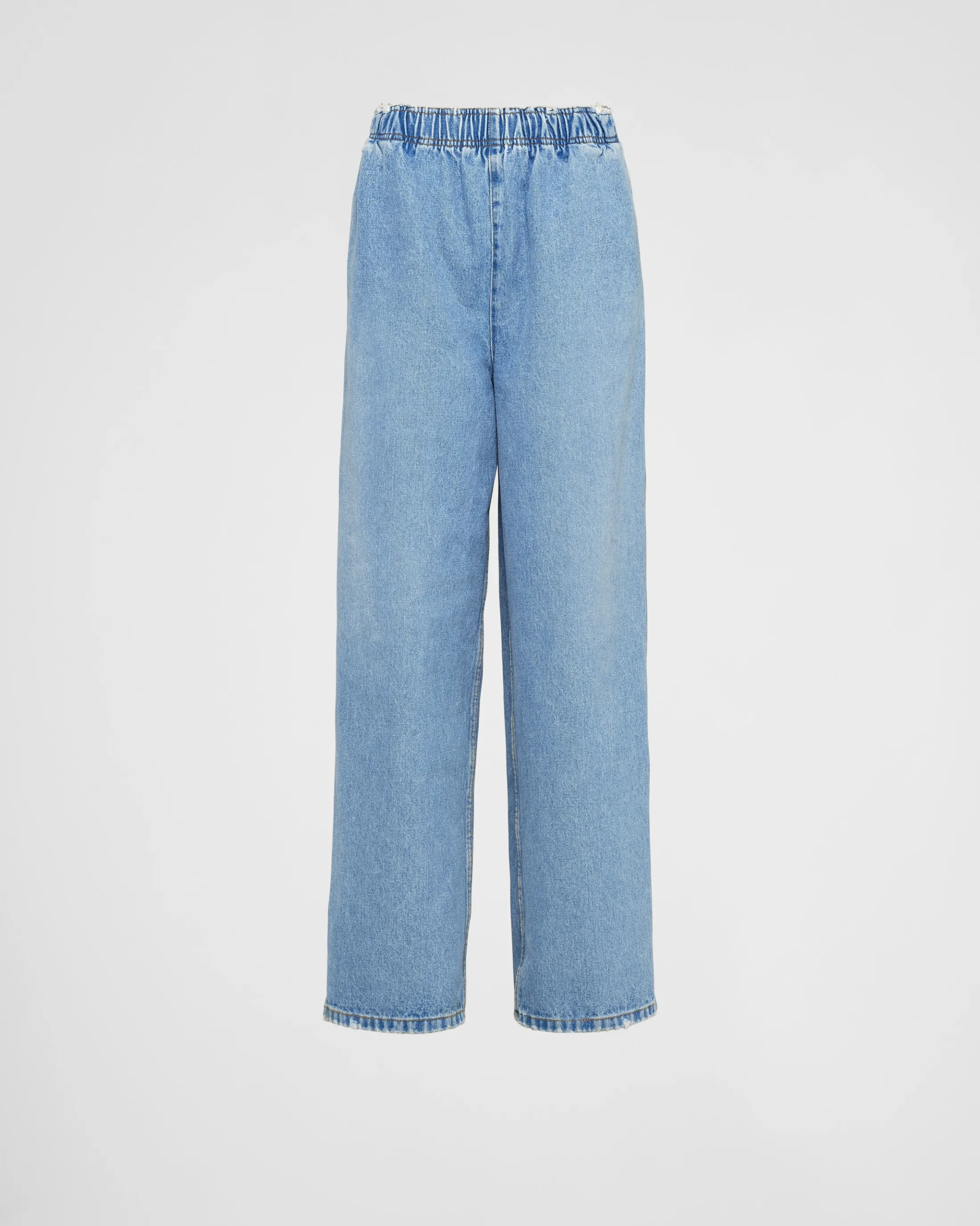 Prada Wide denim jeans Skyblue Clearance