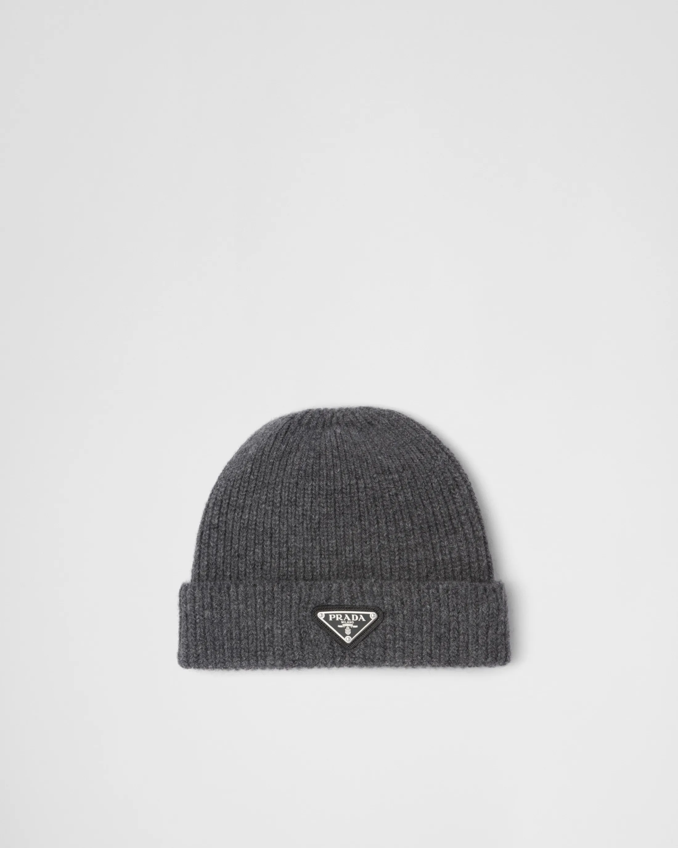 Prada Wool and cashmere beanie Slategray Hot