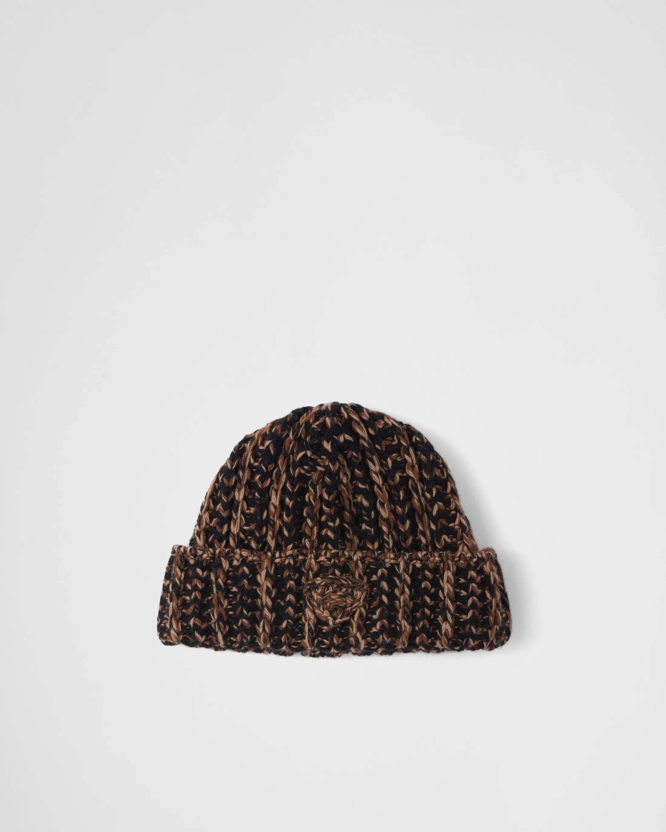 Prada Wool and cashmere beanie Camelbrown New