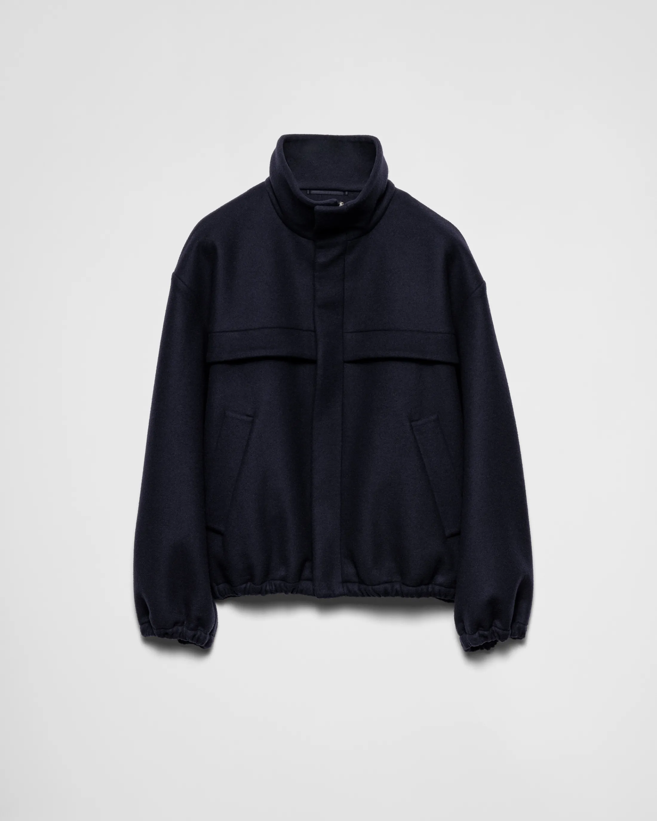 Prada Wool and cashmere jacket Navy Hot