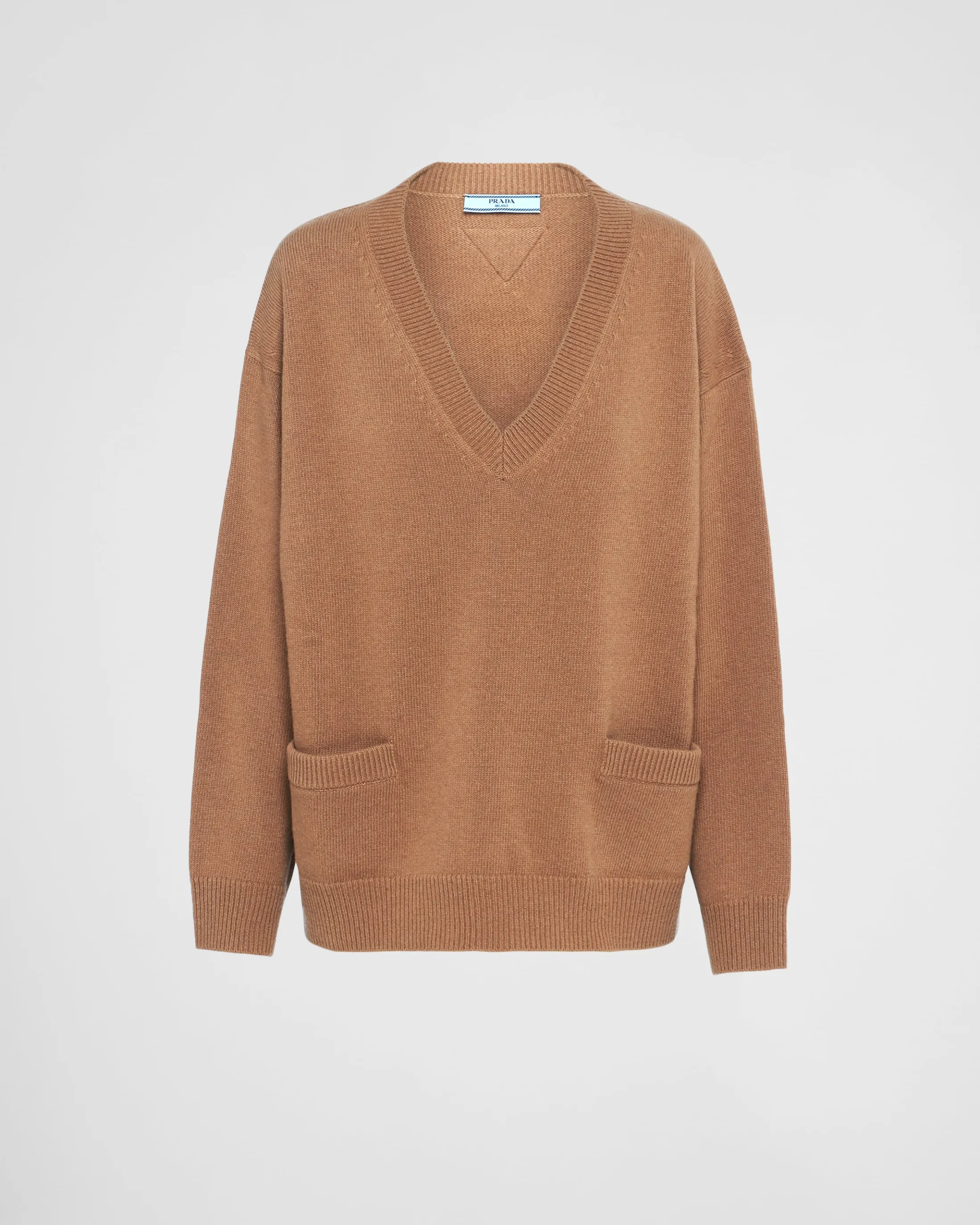 Prada Wool and cashmere sweater Camelbrown Fashion